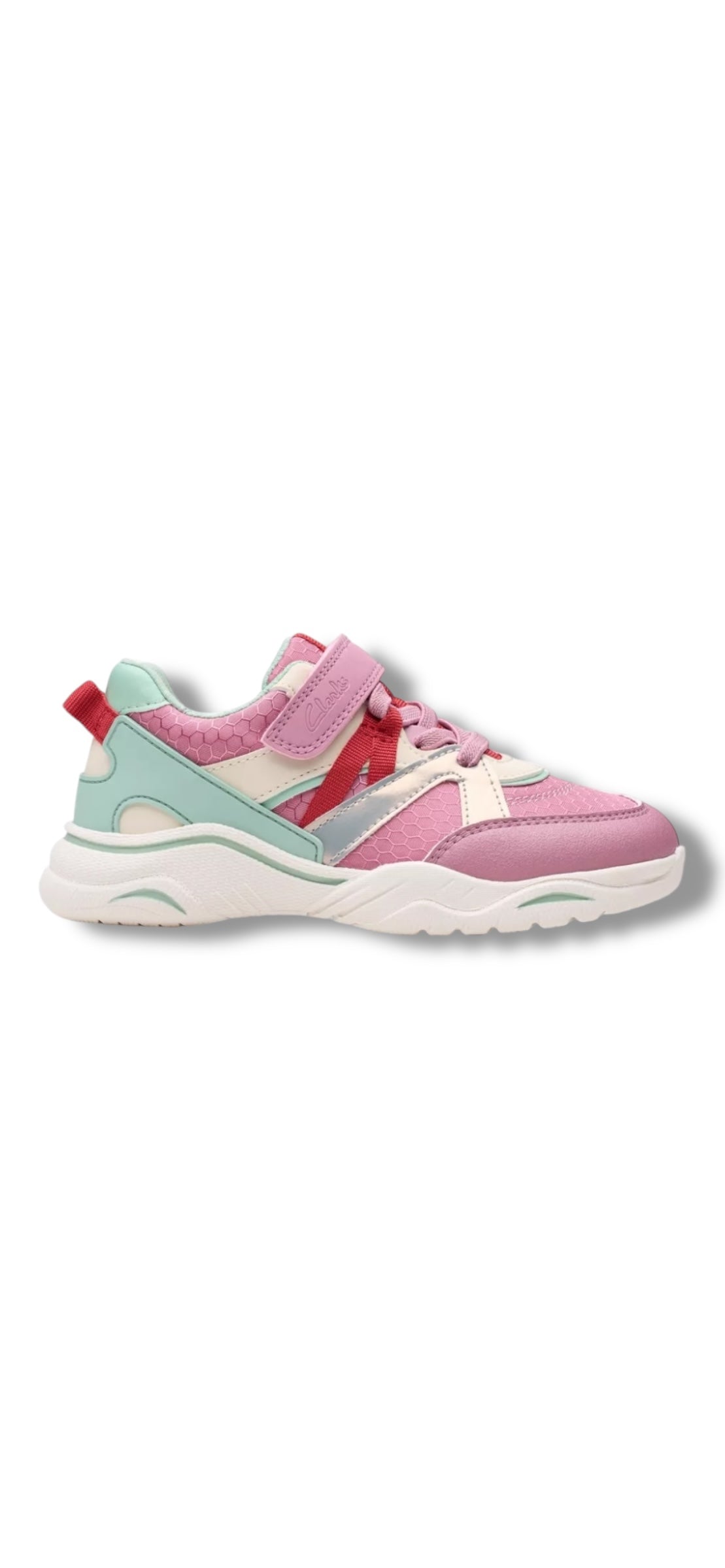 Clarks - Girls pink runner - FeatherPace K