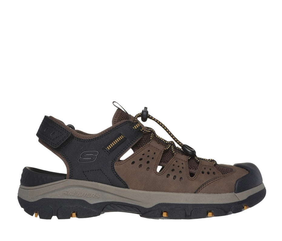 Skechers - mens brown closed toe sandal - trees an - MENARD