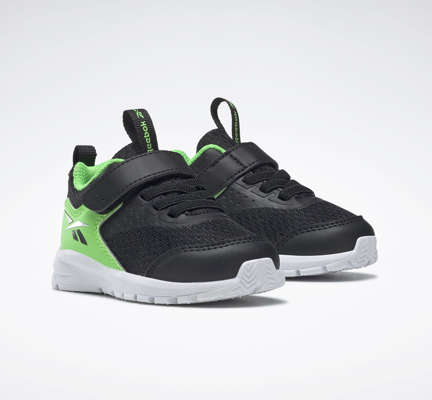 Reebok - Boys green/black Velcro runner - Reebok rush runner 4.0