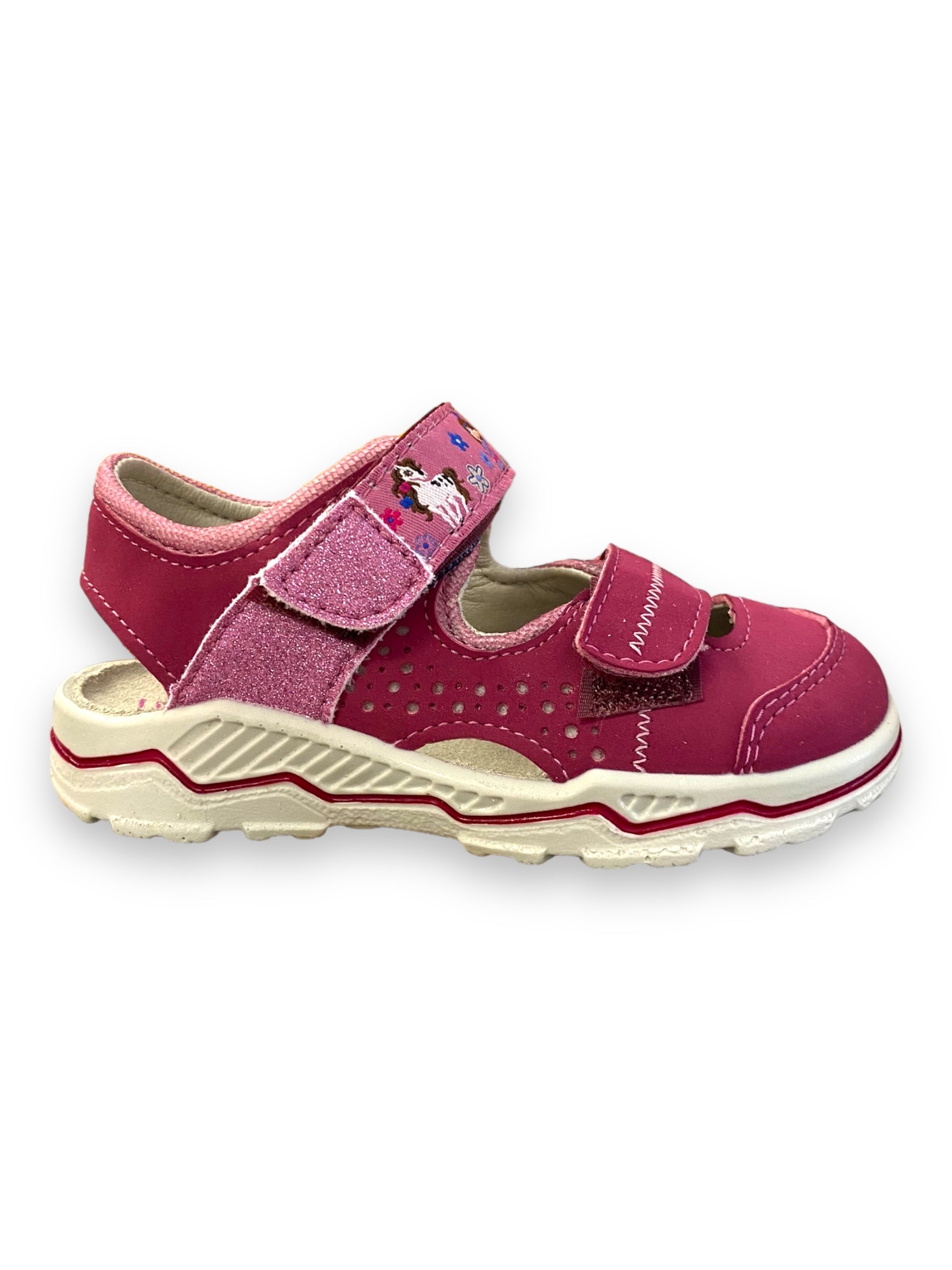 Ricosta - Girls pink sandal - Dobby