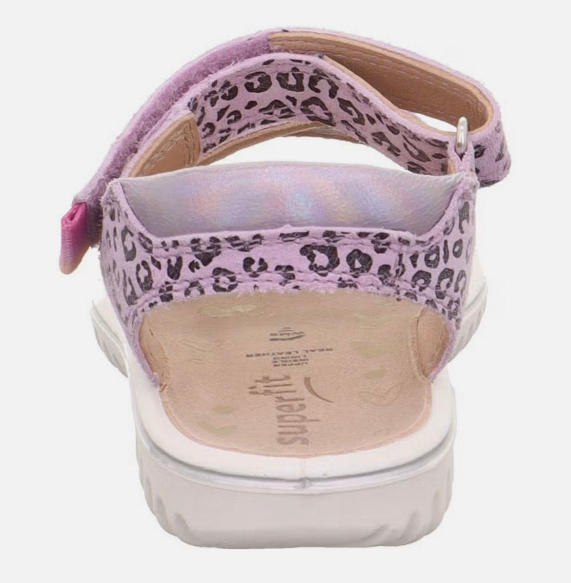 Superfit - Girls lilac cheetah sandal - Sparkle