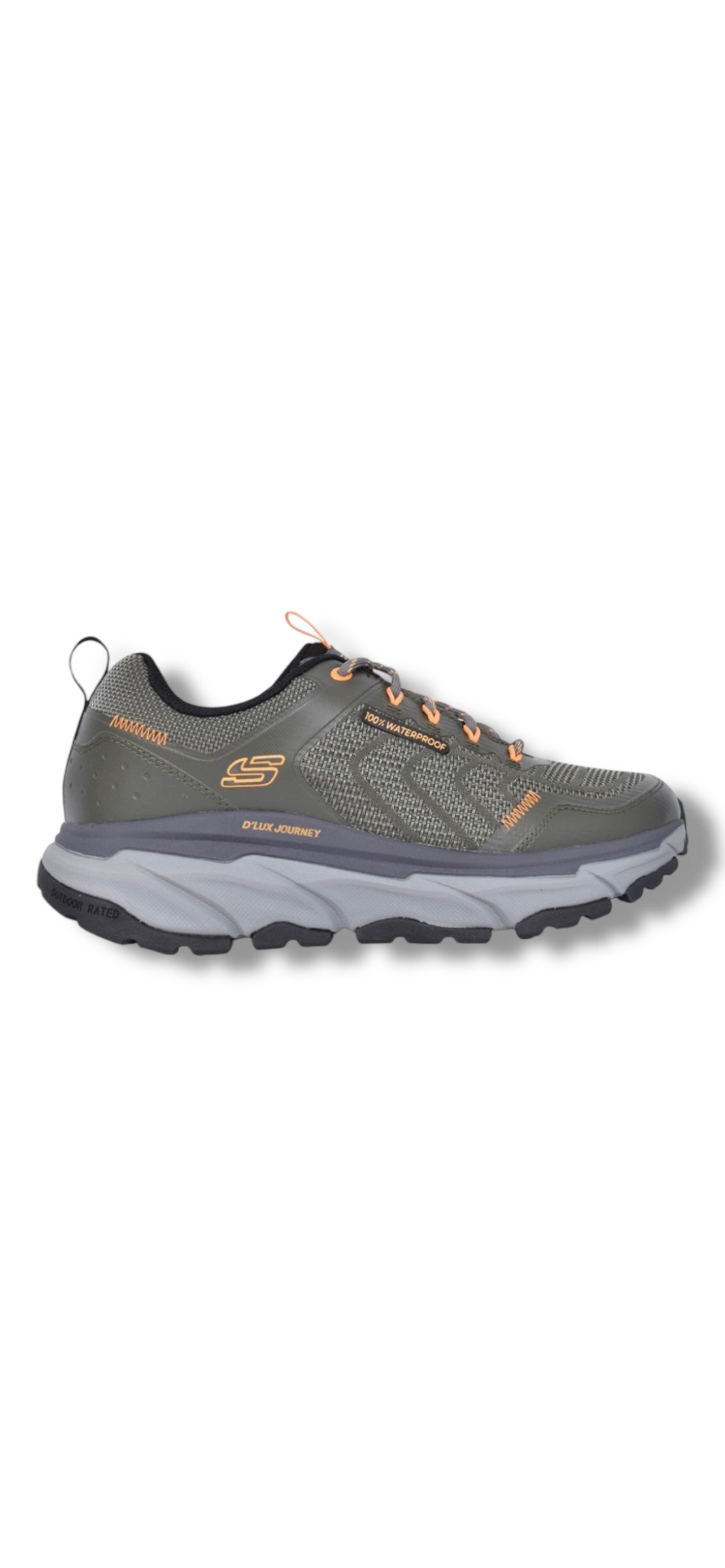 Skechers - Men’s green waterproof runner - Defender stitch
