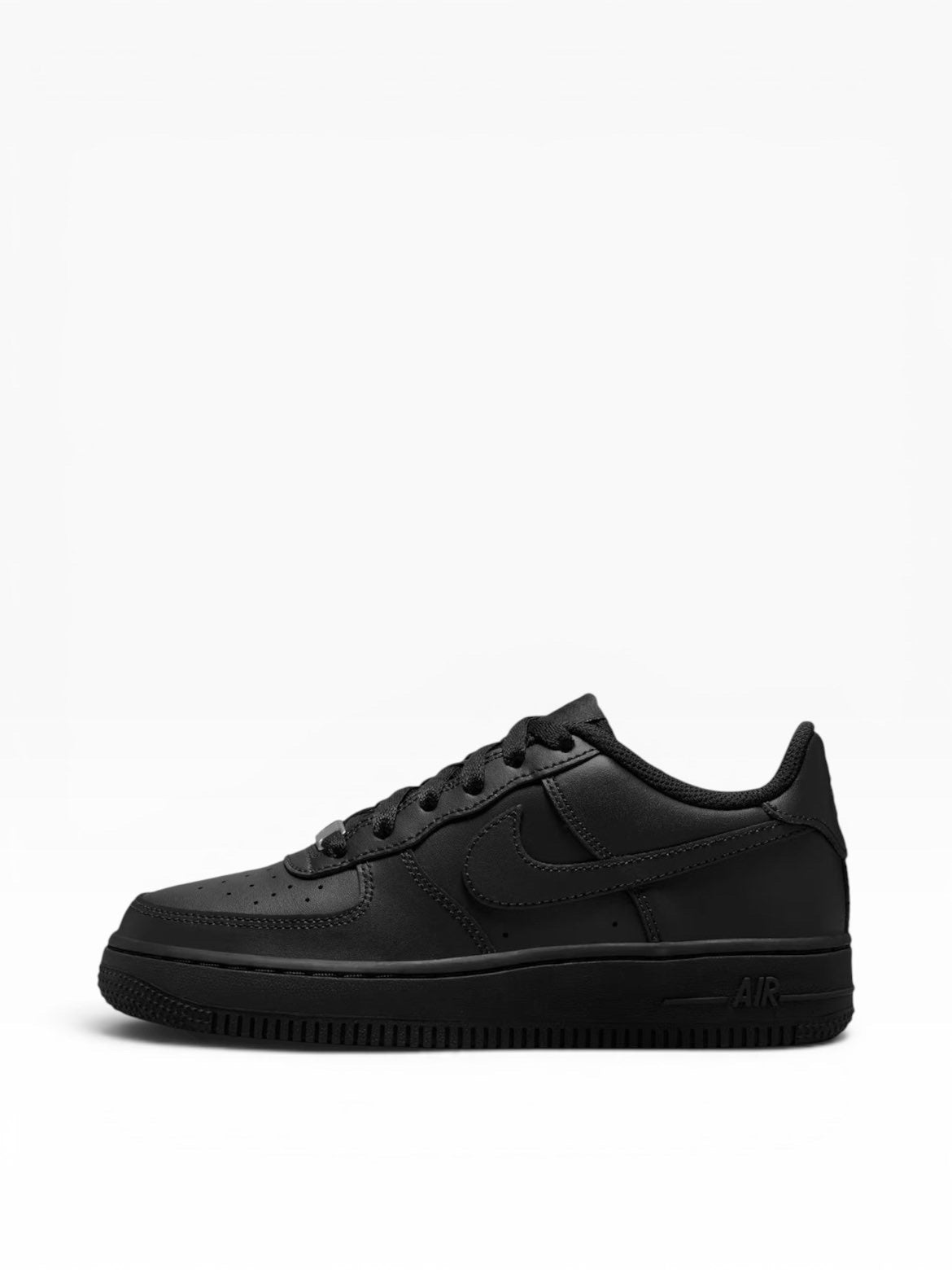 Nike - Black leather shoe - Airforce 1 LE (GS)