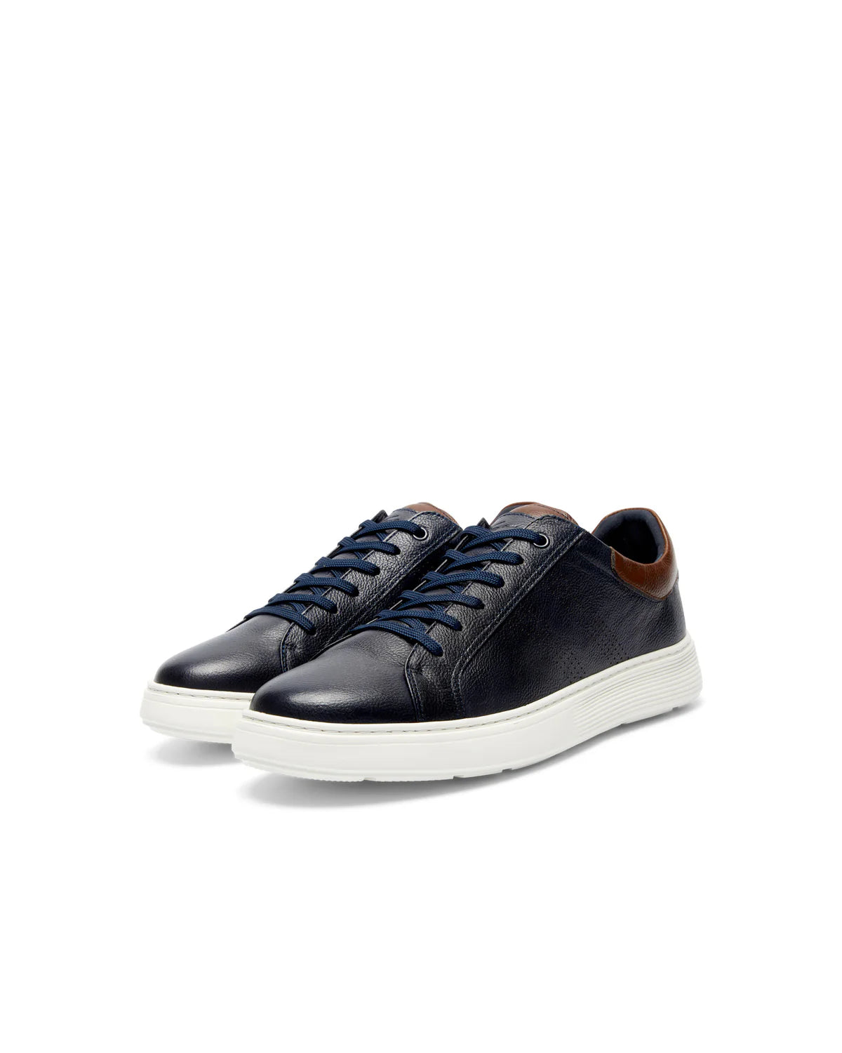 Tommy Bowe - Men’s navy leather shoe - Chris