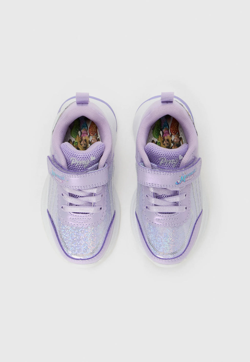 Primigi - Girls purple mermaid light-up runners - 8988600