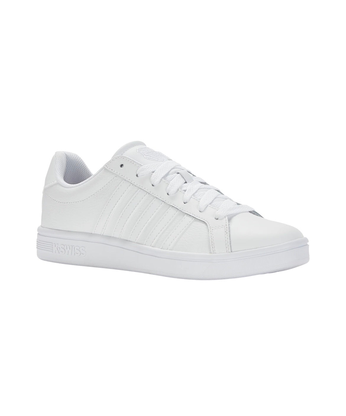 K Swiss - Men’s white leather shoe - Court Tiebreak II