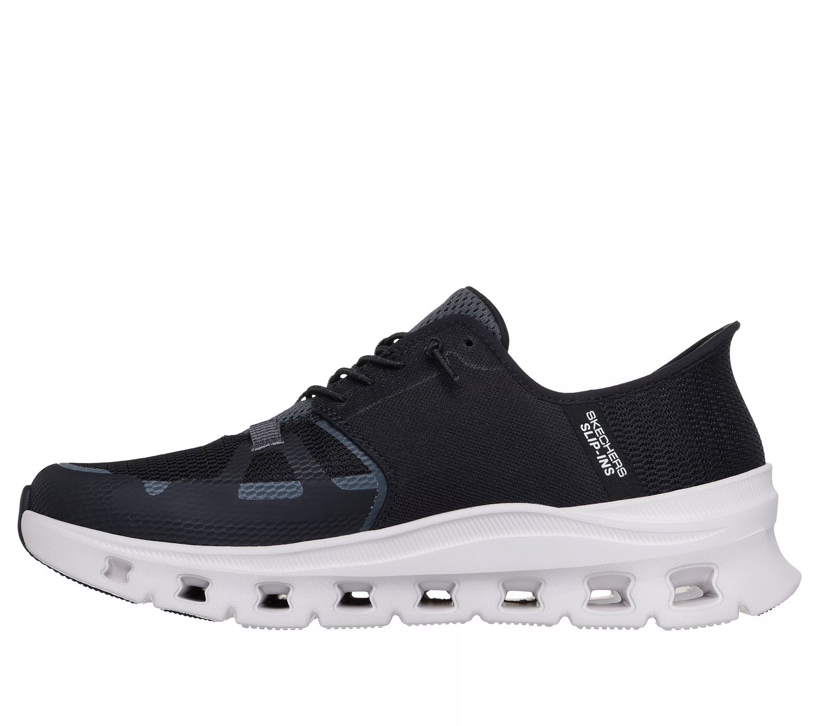 Skechers - Men’s black slip in runner - Glide step pro