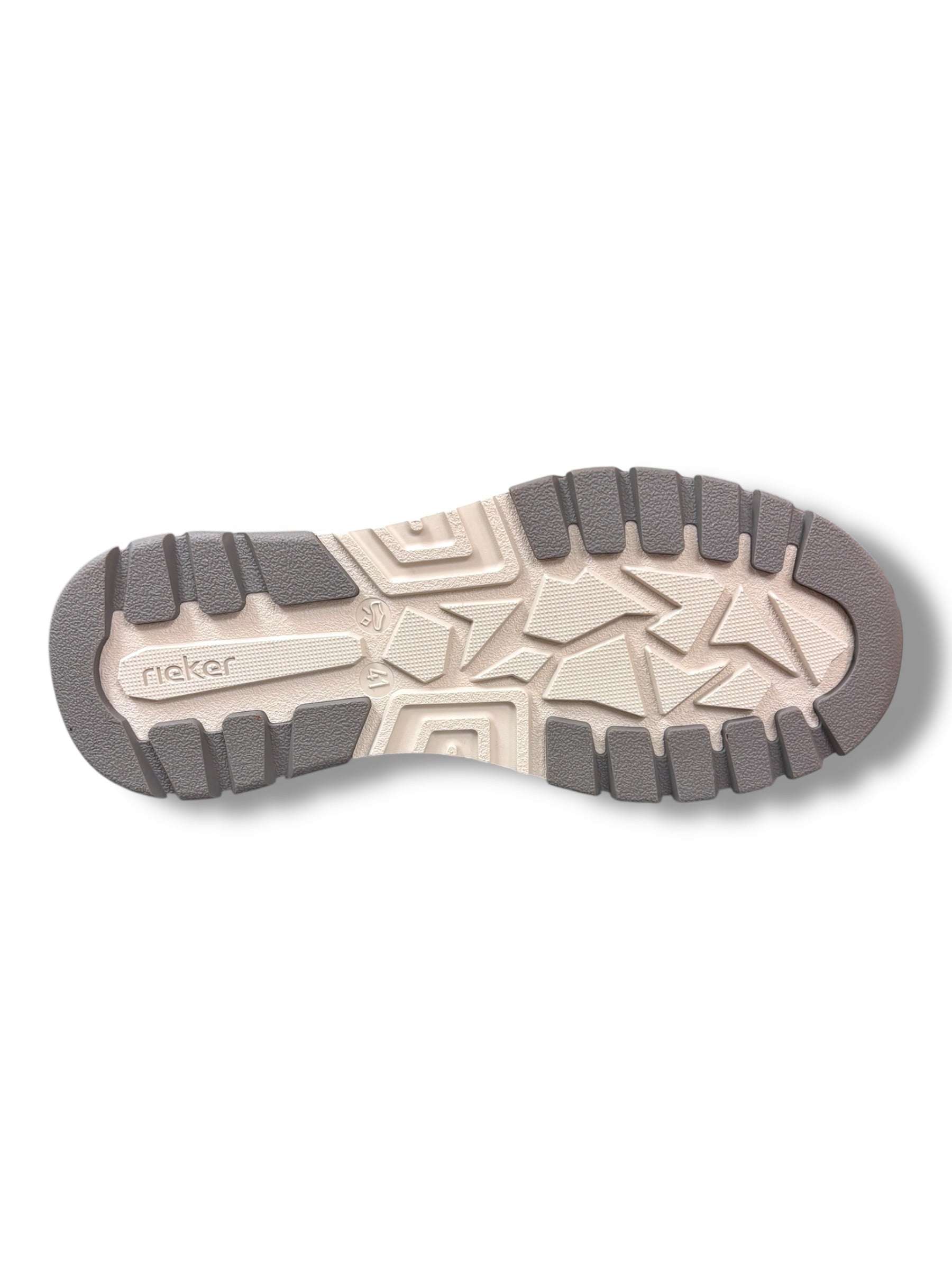 Rieker - Mens charcoal slip on shoe - B9352-00