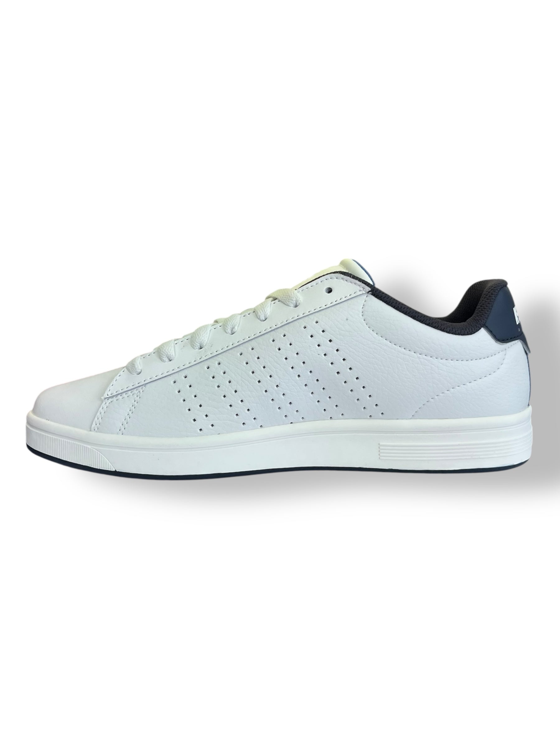 K Swiss - Mens white/navy shoe - Court Base II