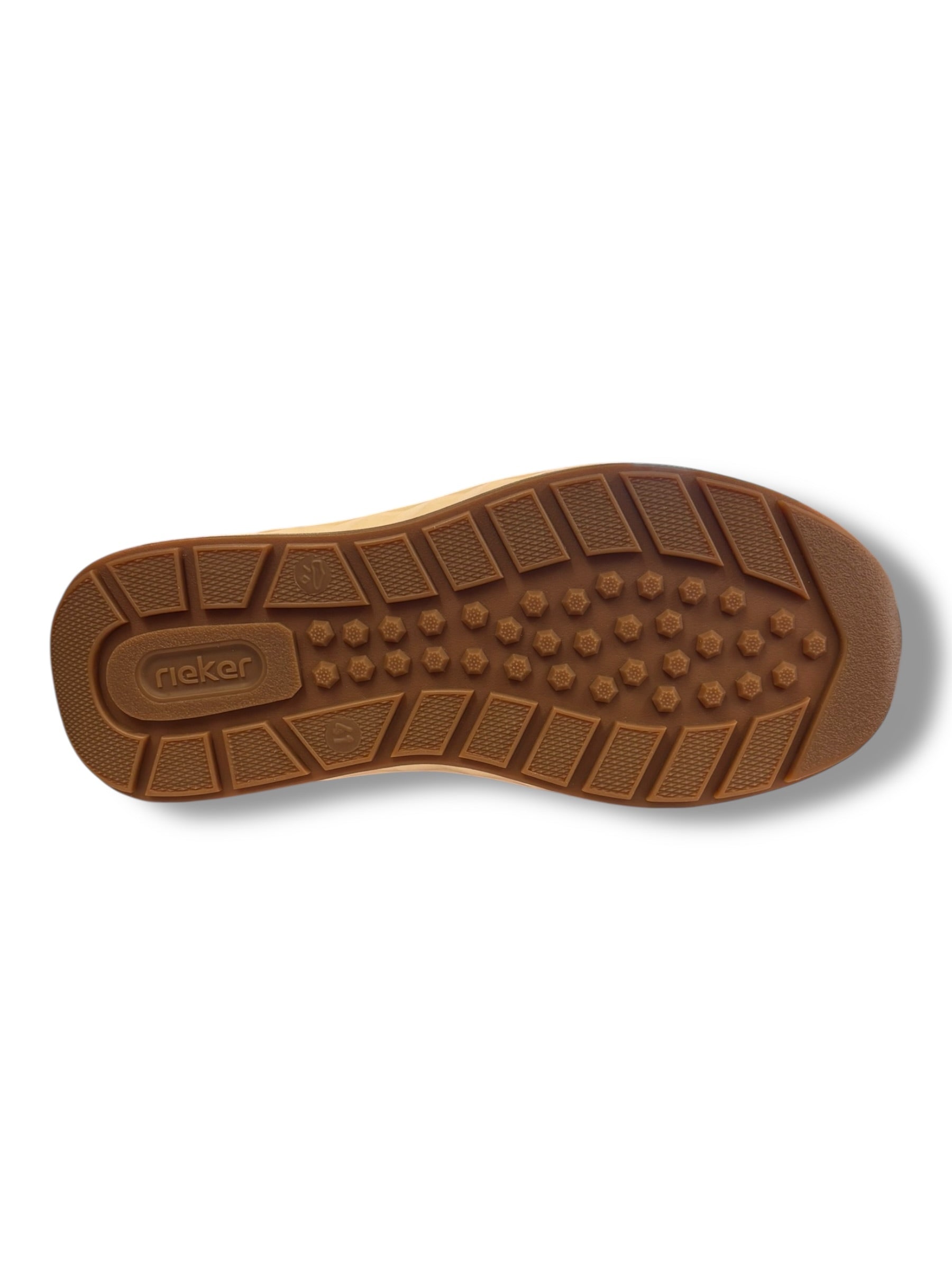 Rieker - Mens navy/brown slip on - 11550-15