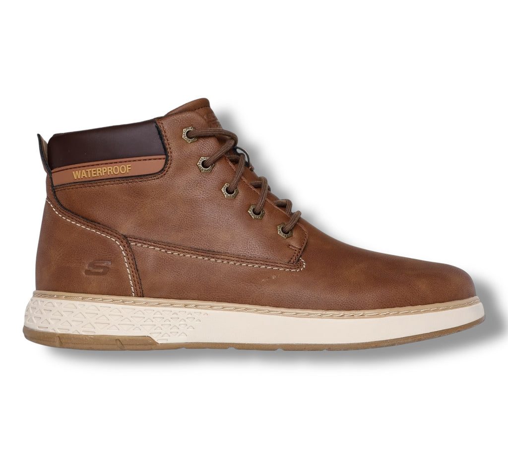 Skecher - Men’s brown waterproof boots - Deno