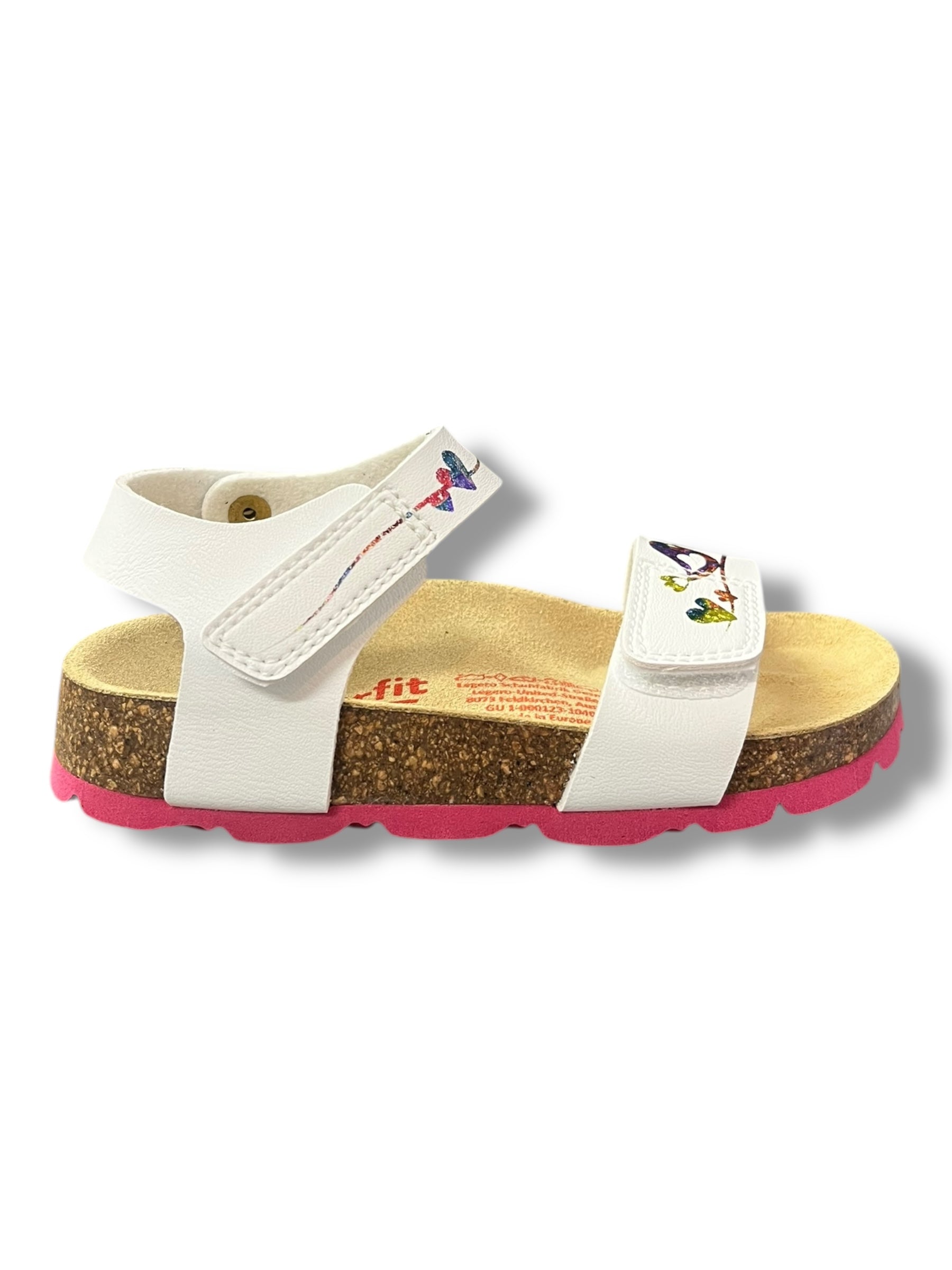 Superfit - Girls white sandal - Fussbettpantoff