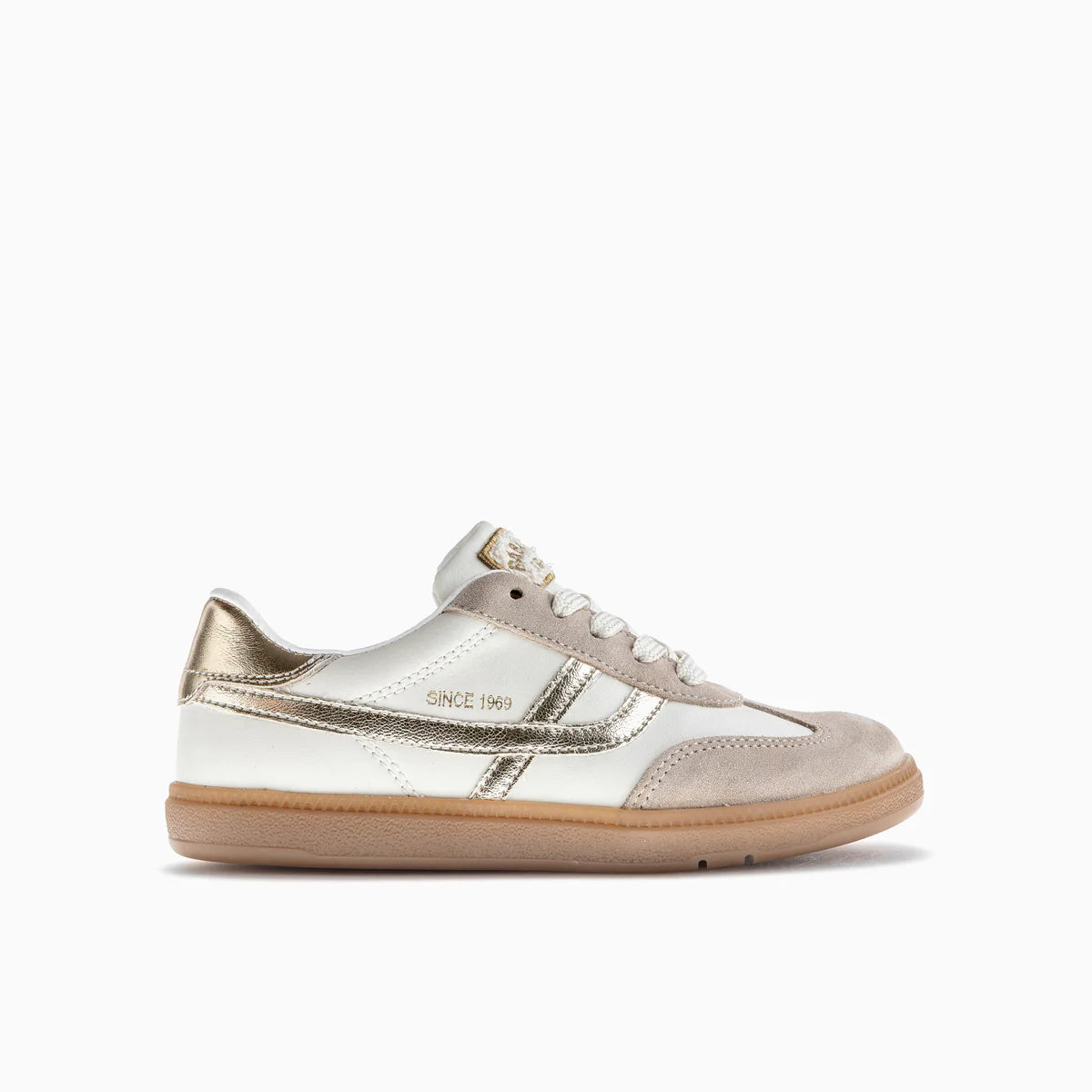 Pablosky - Girls white/gold shoe - 210633