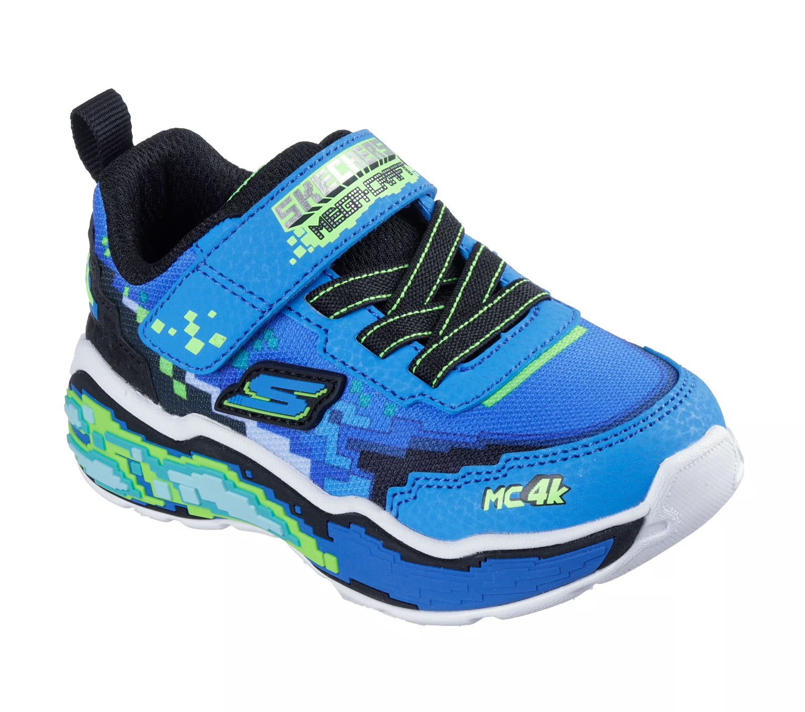 Skechers - Boys blue Mega-craft Velcro runner - MEGA SCENE