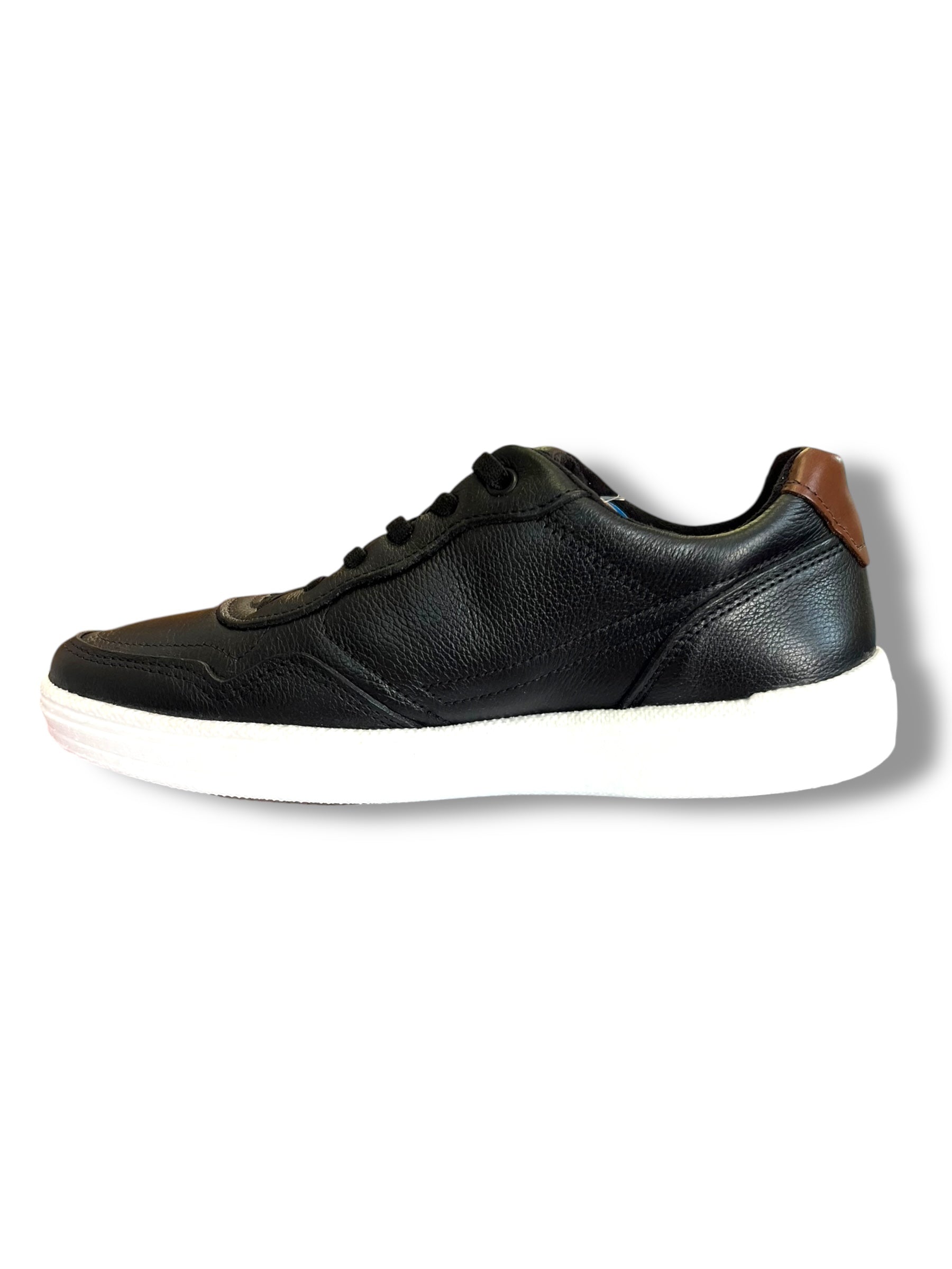 Pegada - Mens black slip-on shoe - 112003-07