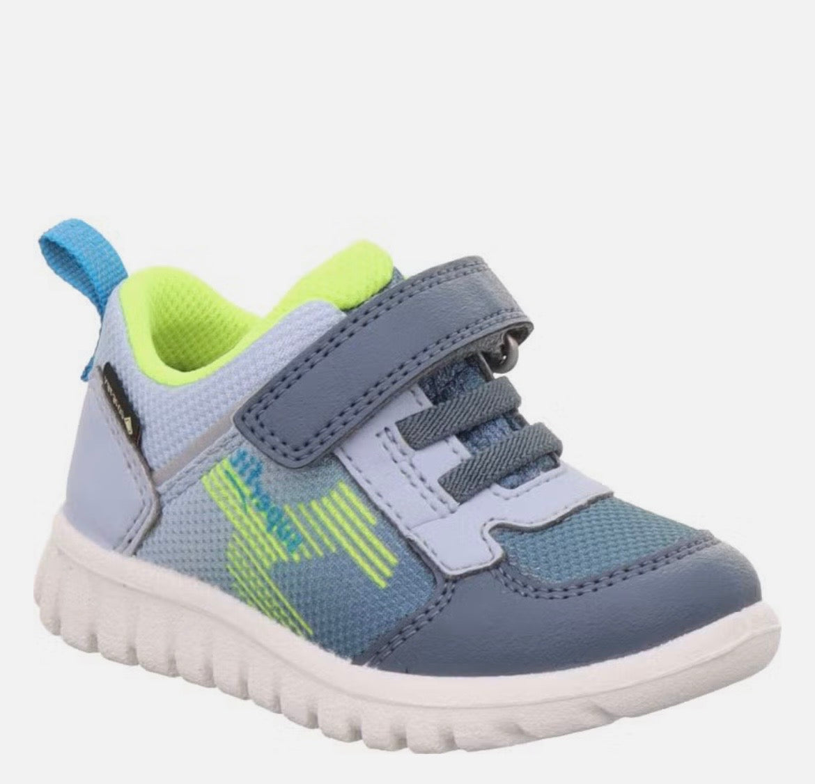Superfit - Boys grey/yellow Velcro runner - Sport 7 mini