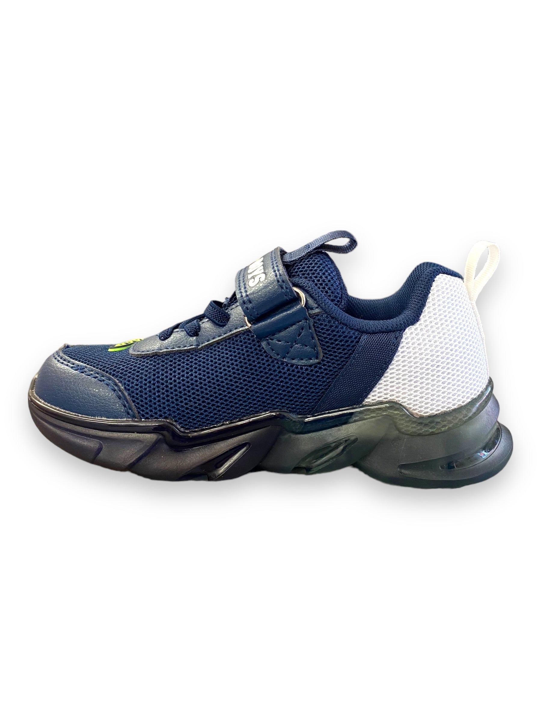 Bull boy - Navy/white dinosaur runner - DNAL3362