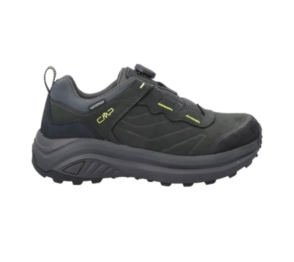 CMP - Men’s grey waterproof runner - Twist tie Antracite