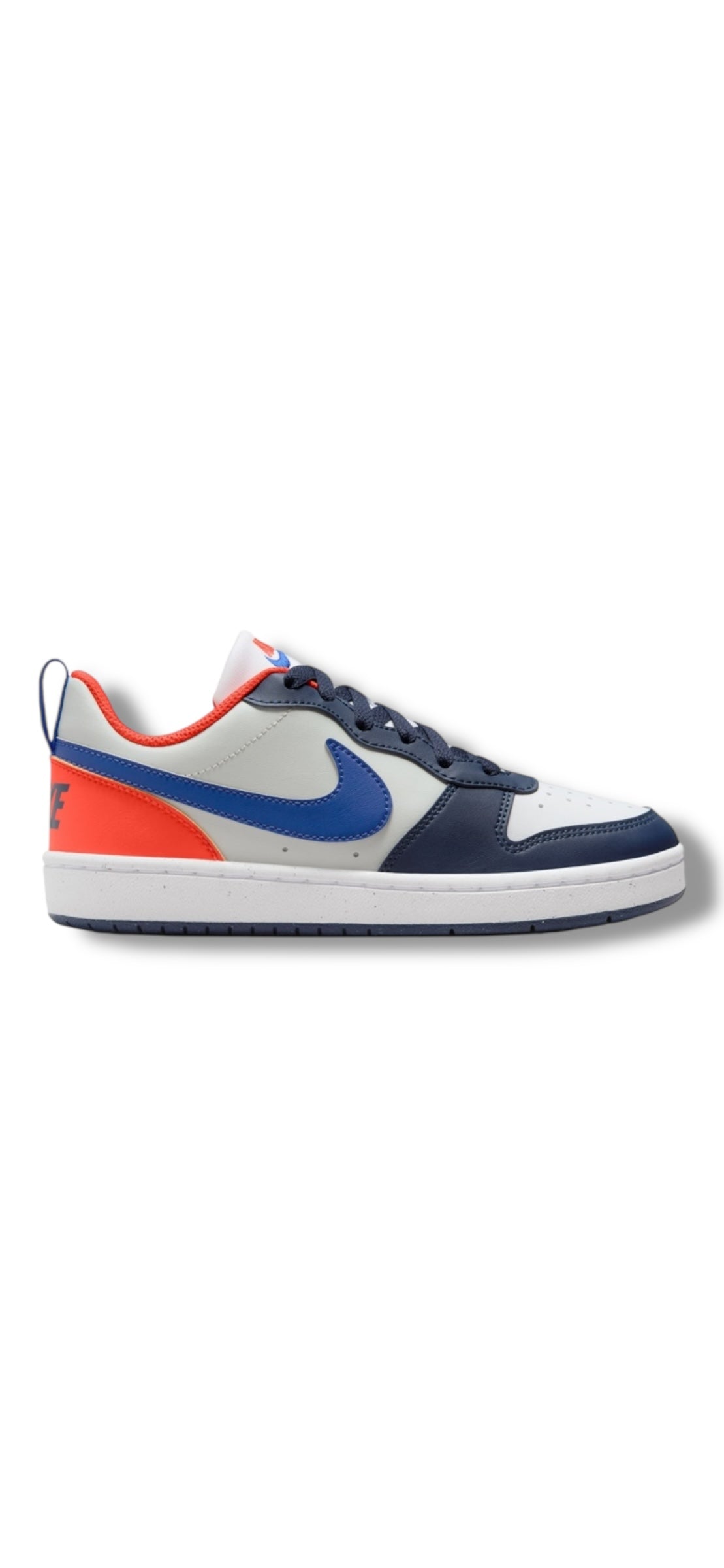 Nike - Navy/orange runner - Court Borough low