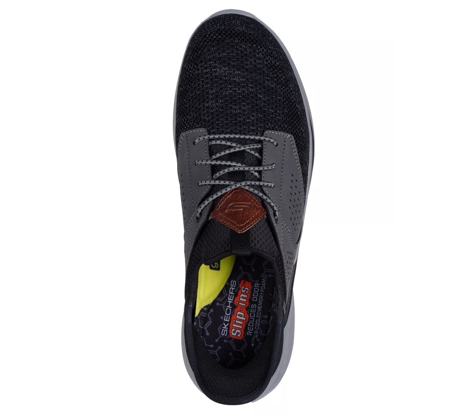Skechers - Men’s black/grey slip in - slade CASTER