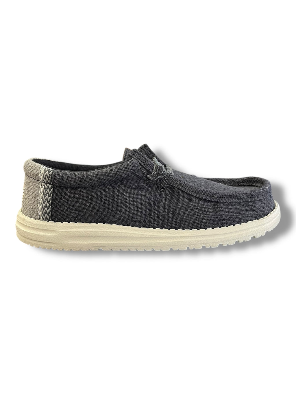 Hey dude - Men’s black canvas - Wally Jute