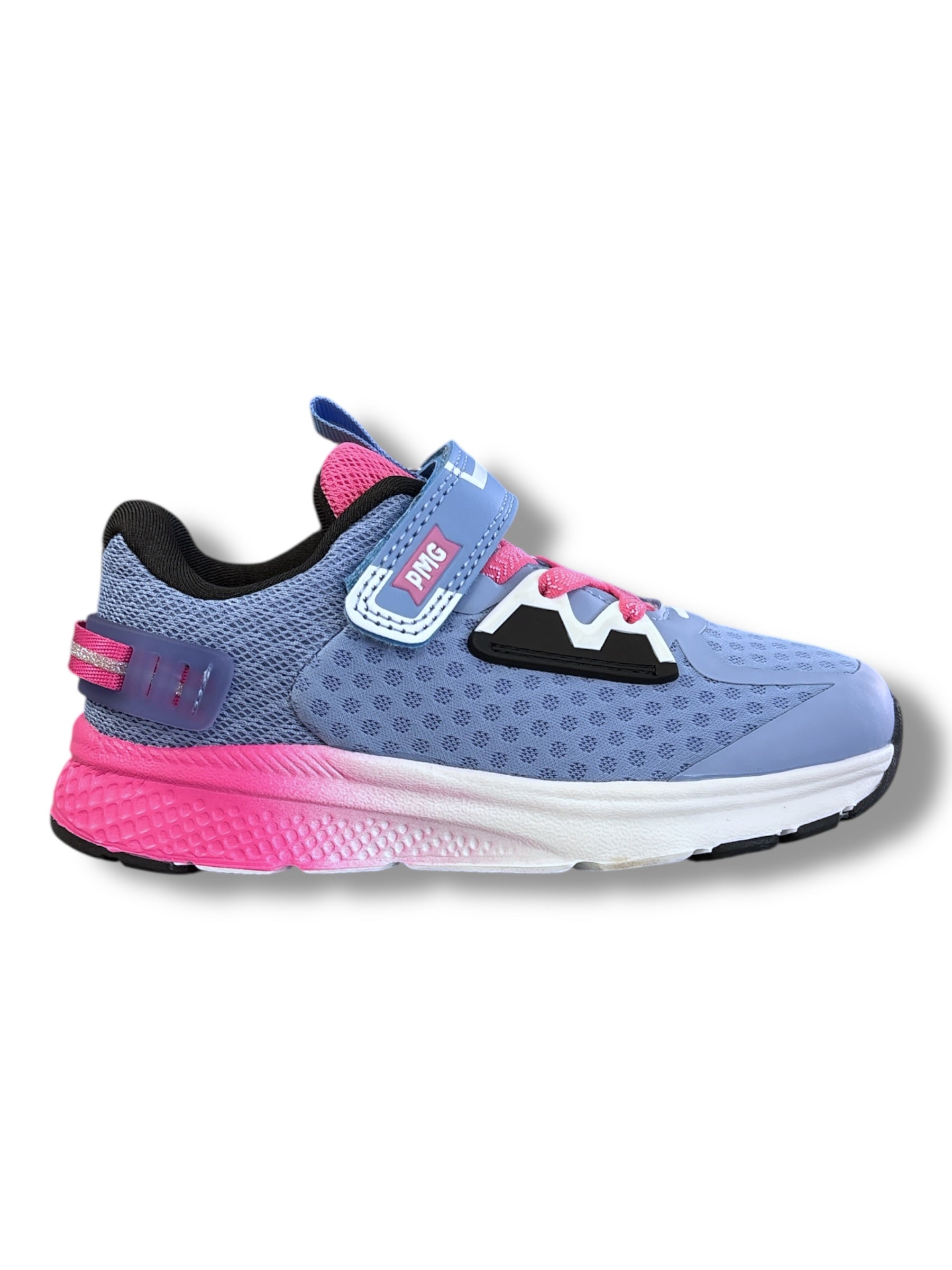 Primigi - Girls blue/pink Velcro runner - 1458122