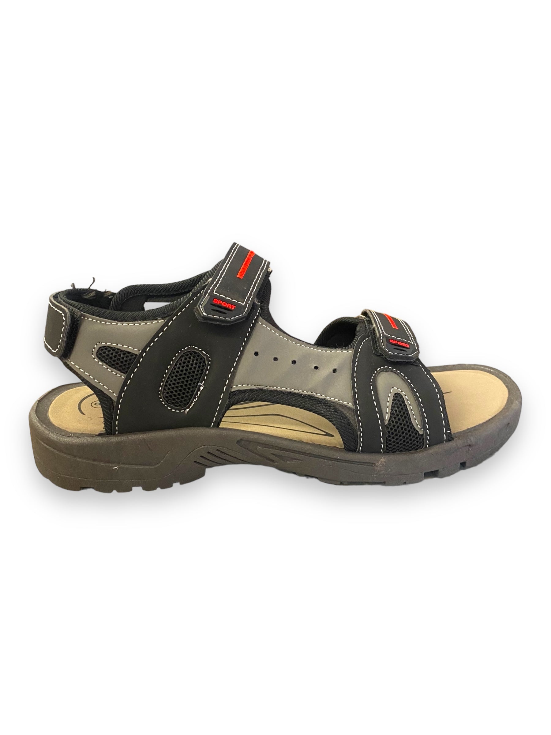 PDQ - mens black/grey sandals