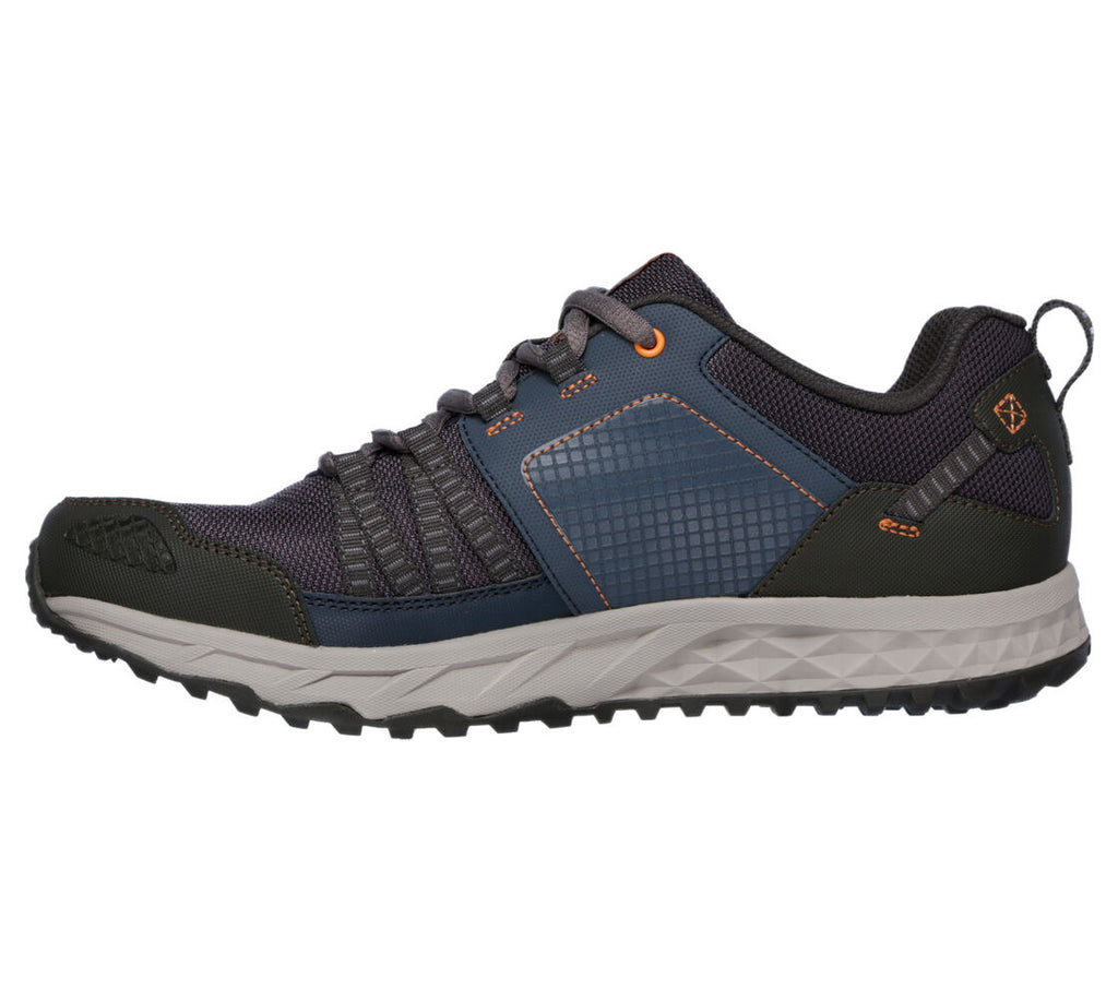 Skechers - Mens navy/orange runner - Escape plan.