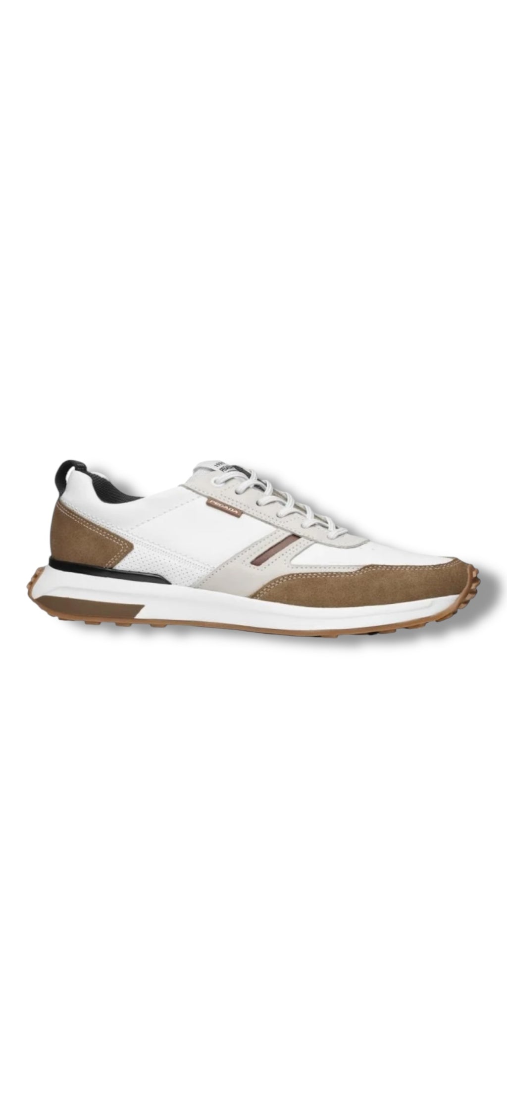Pegada - Men’s white/brown shoe slip-on - 110751-02