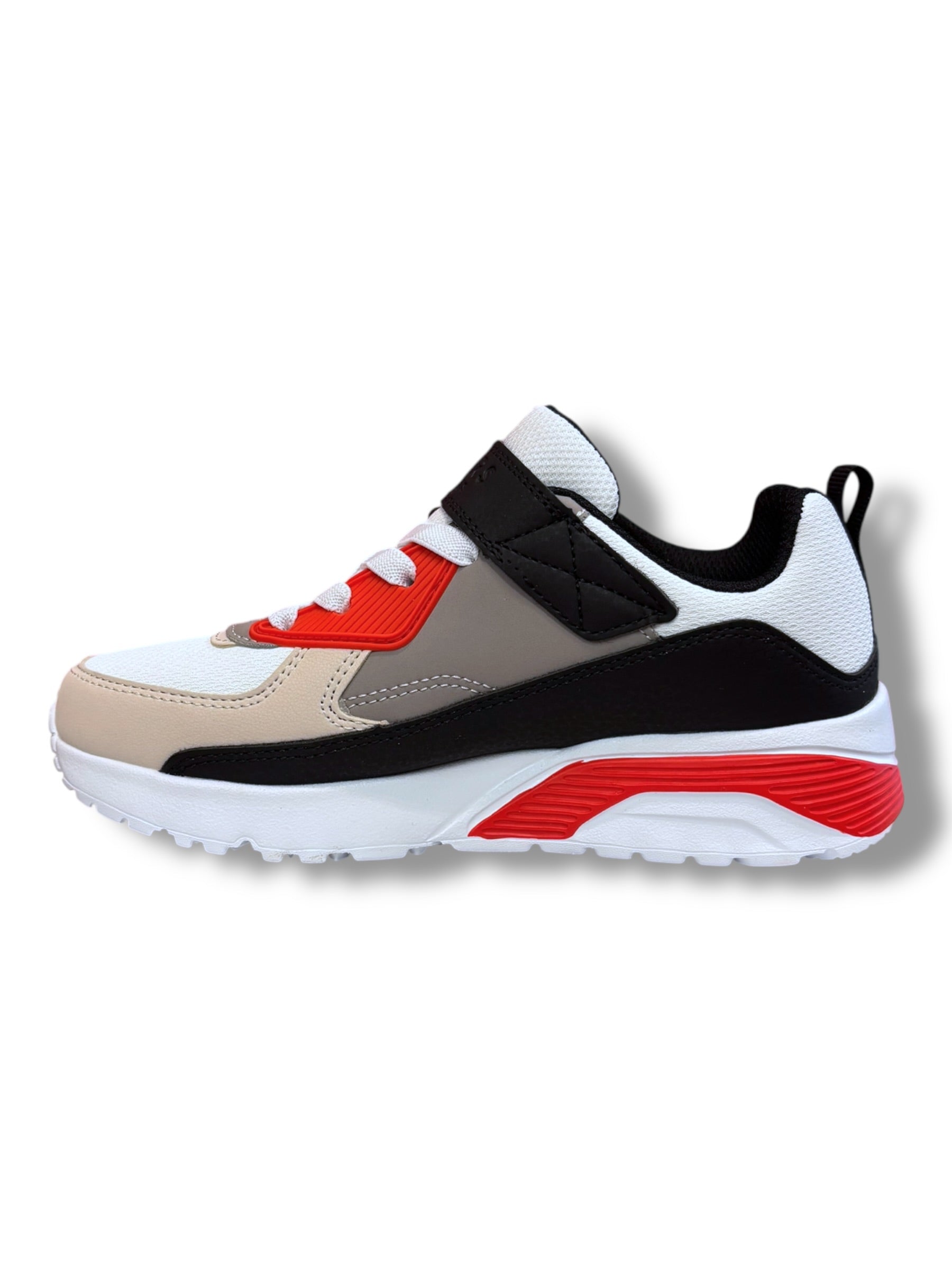 Skechers - Boys white/red/black Velcro runner - Revival-edge