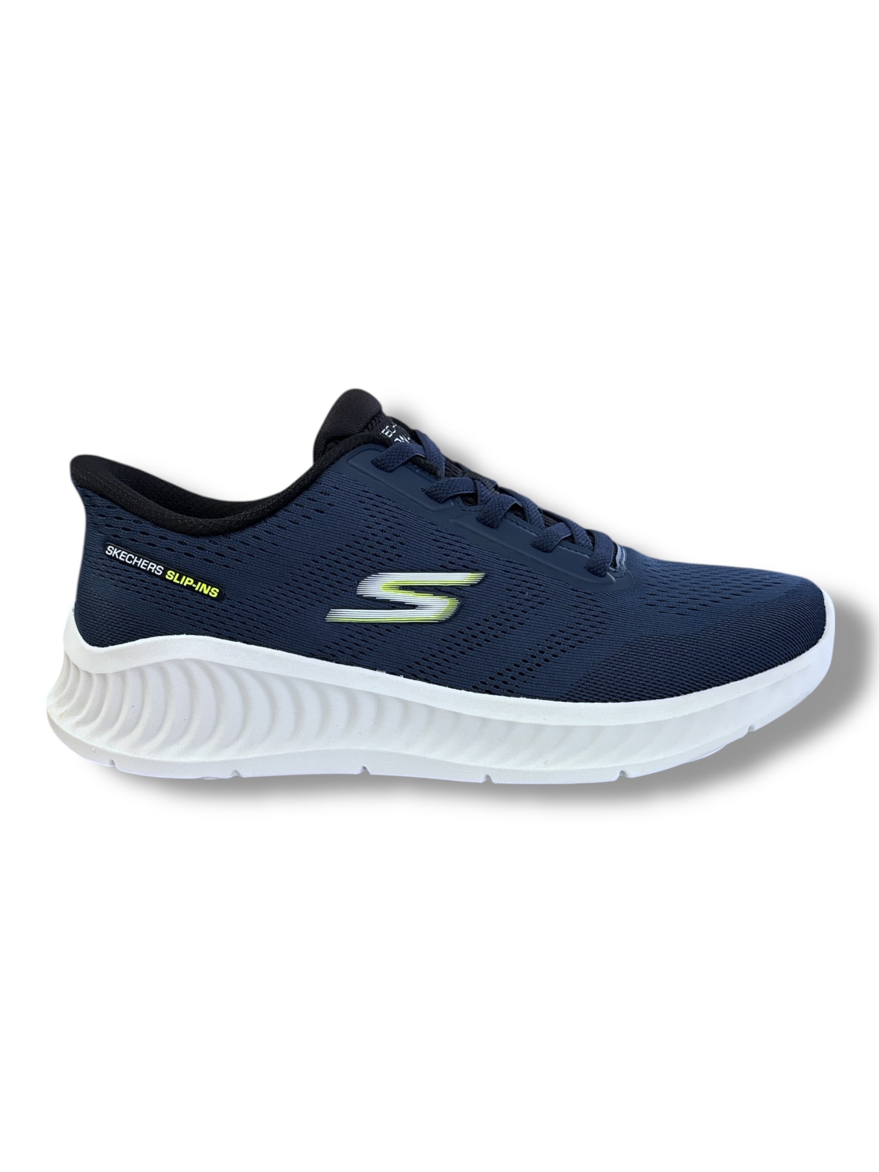 Skechers - Mens navy mesh slip in runner - Go Walk now - Payton