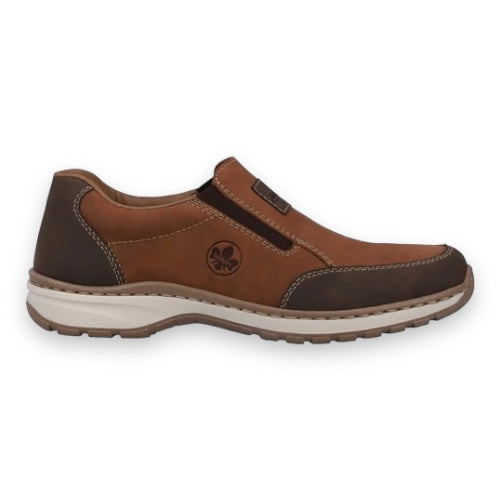Rieker - Mens brown slip-on