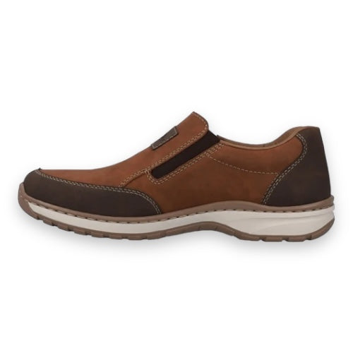 Rieker - Mens brown slip-on