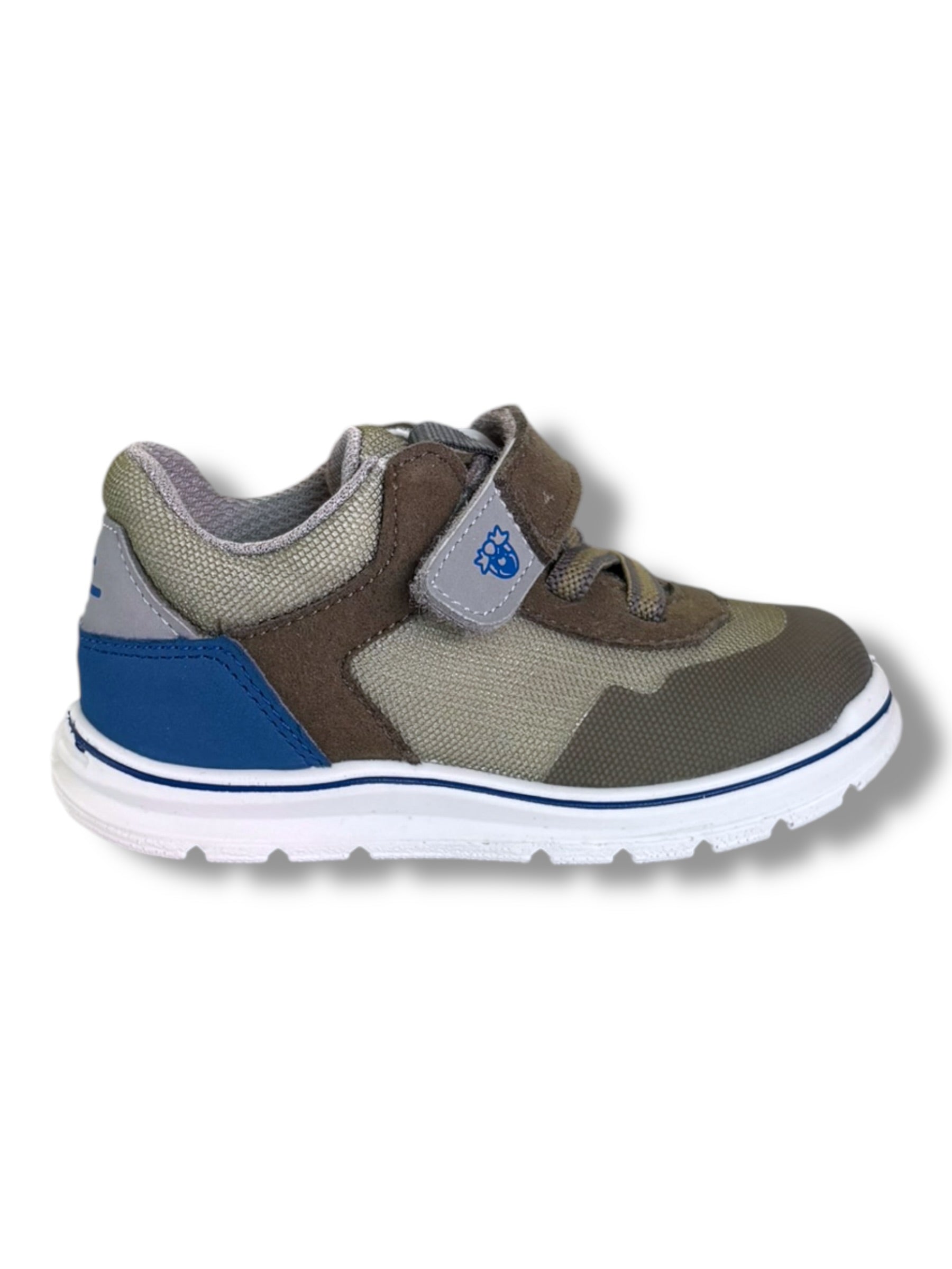 Ricosta - Boys olive/blue Velcro runner - Flixy