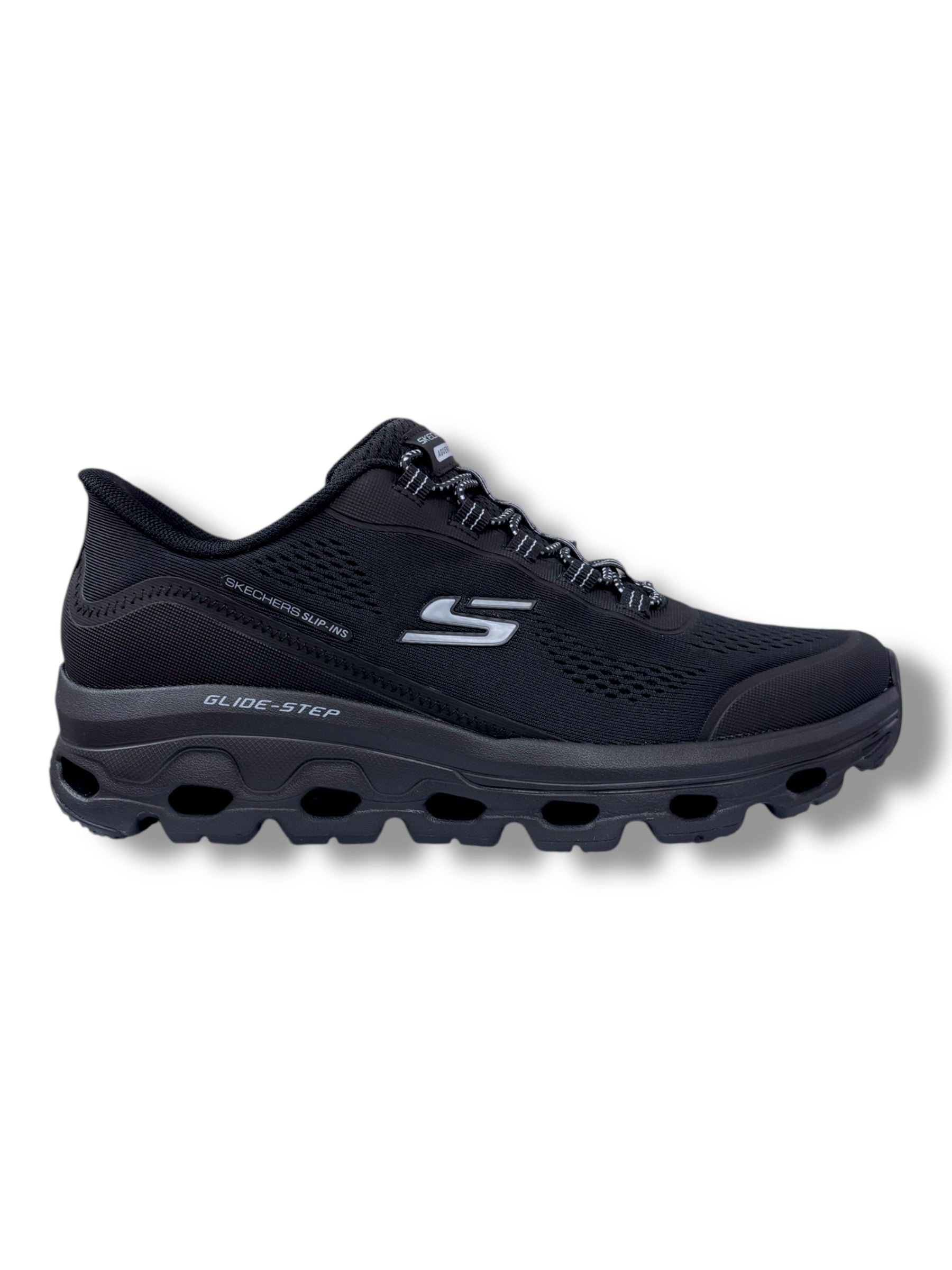 Skechers - Mens black slip in runner - Glover Peak