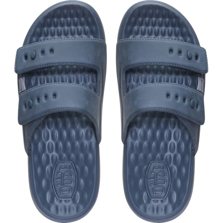 Hey Dude - Mens grey slide - Wave 2 Strap Slide Classic