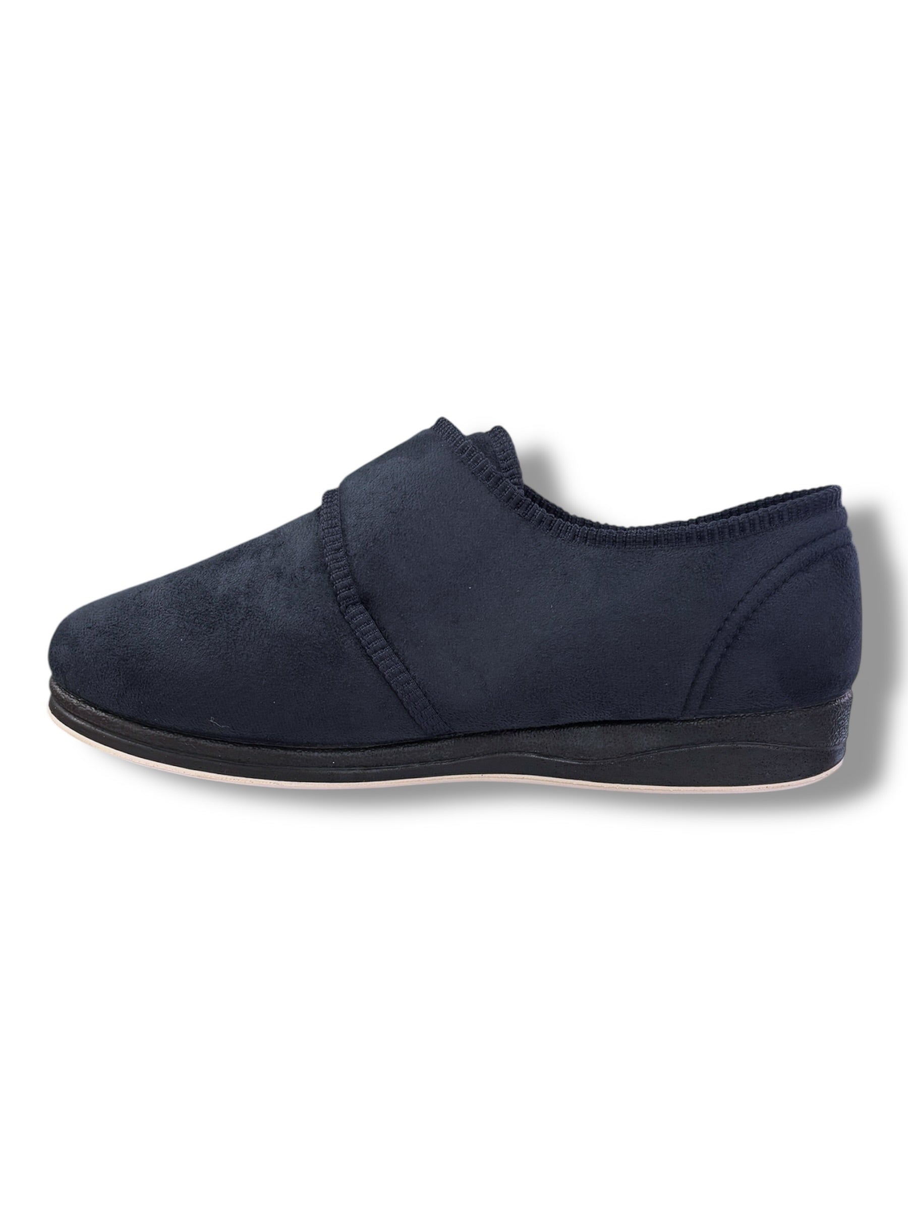 Padders - Men’s Navy Velcro slipper - Charles