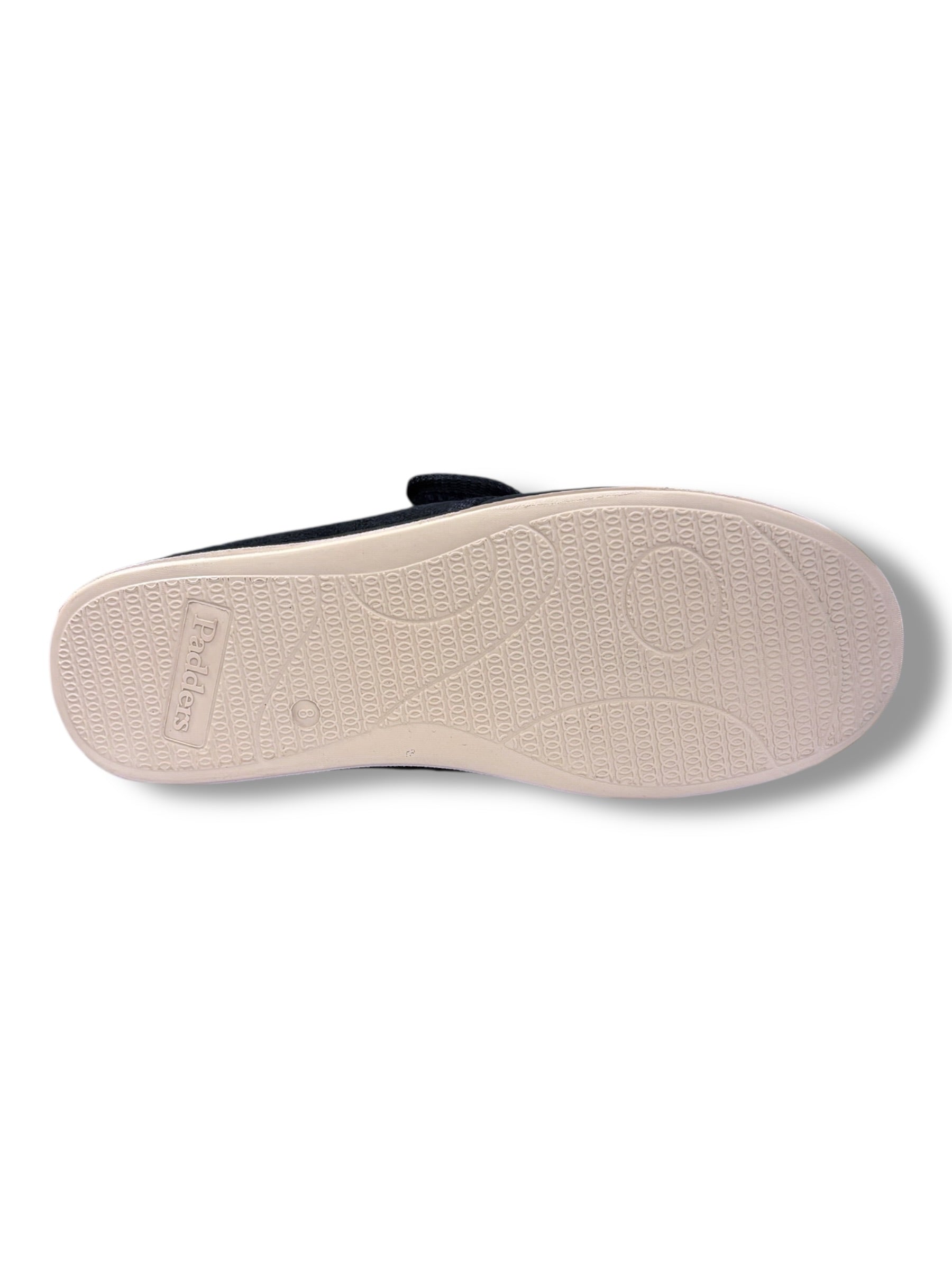 Padders - Men’s Navy Velcro slipper - Charles