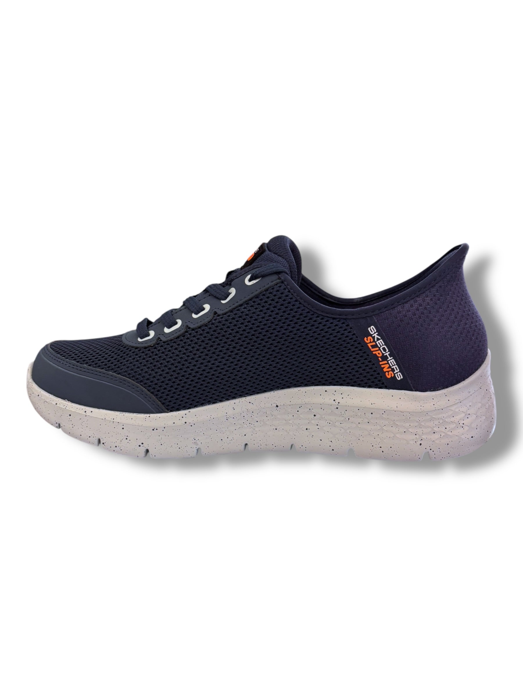 Skechers - Mens Navy slip-in waterproof runner - Go Walk Flex