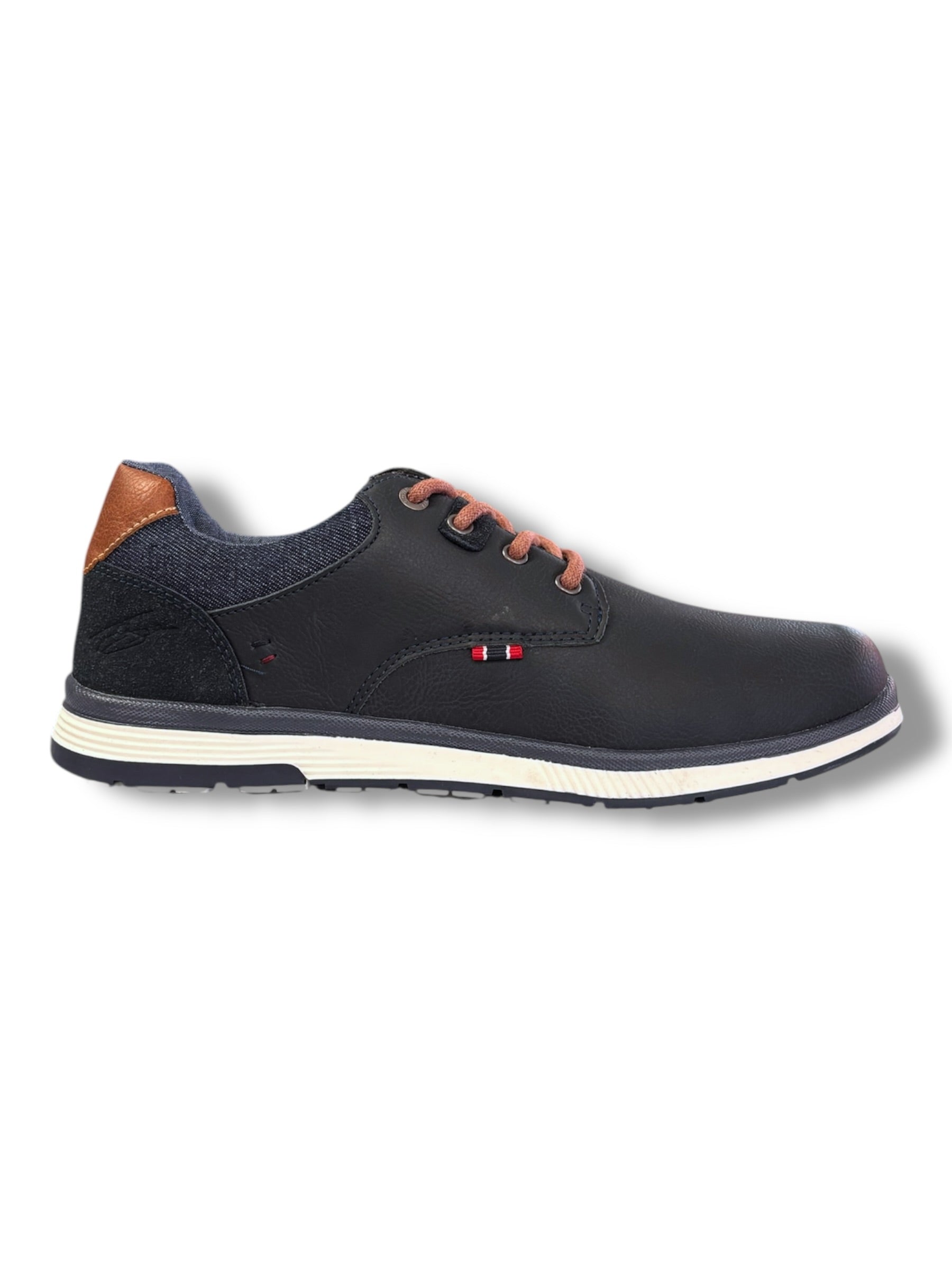 Tommy Bowe - Mens navy/denim lace shoe - Burger