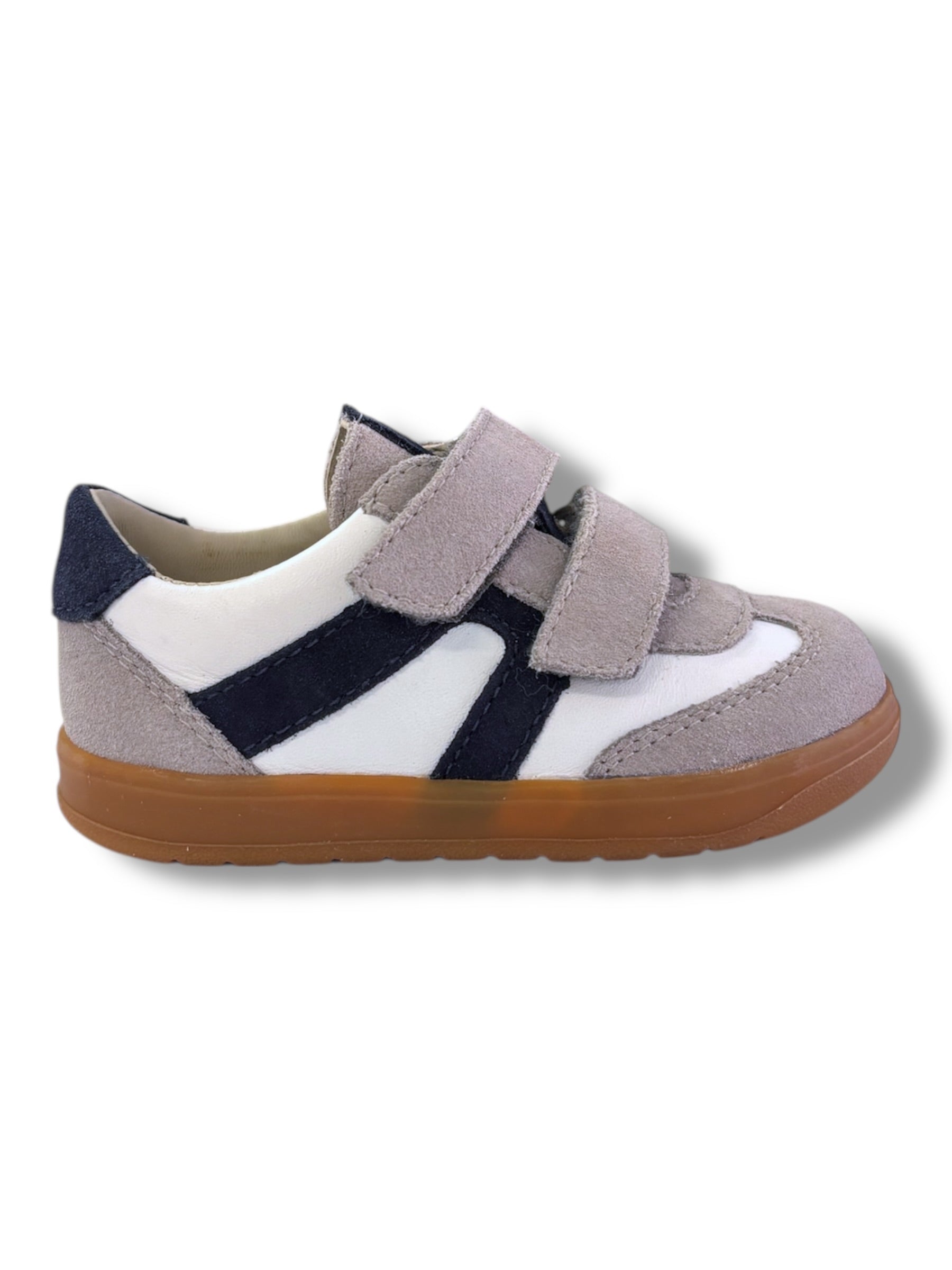 Ricosta - Boys grey/navy Velcro shoe - Dakota