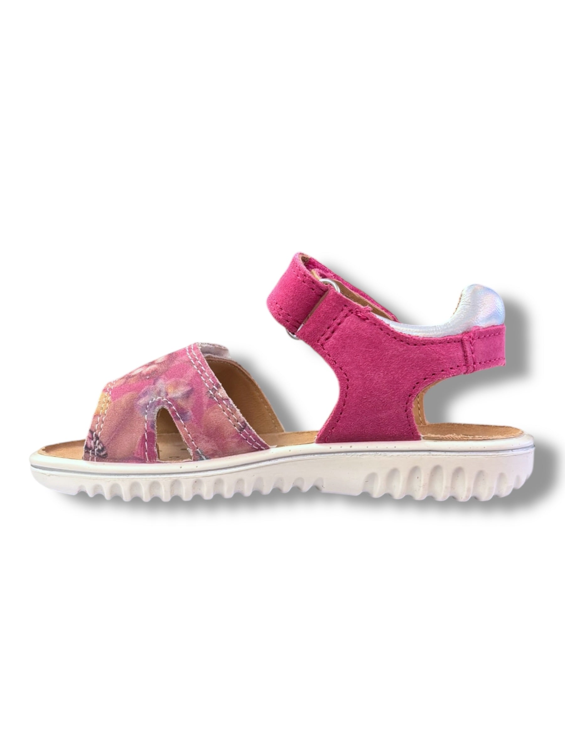 Superfit - Girls pink/butterfly Velcro sandal - Sparkle