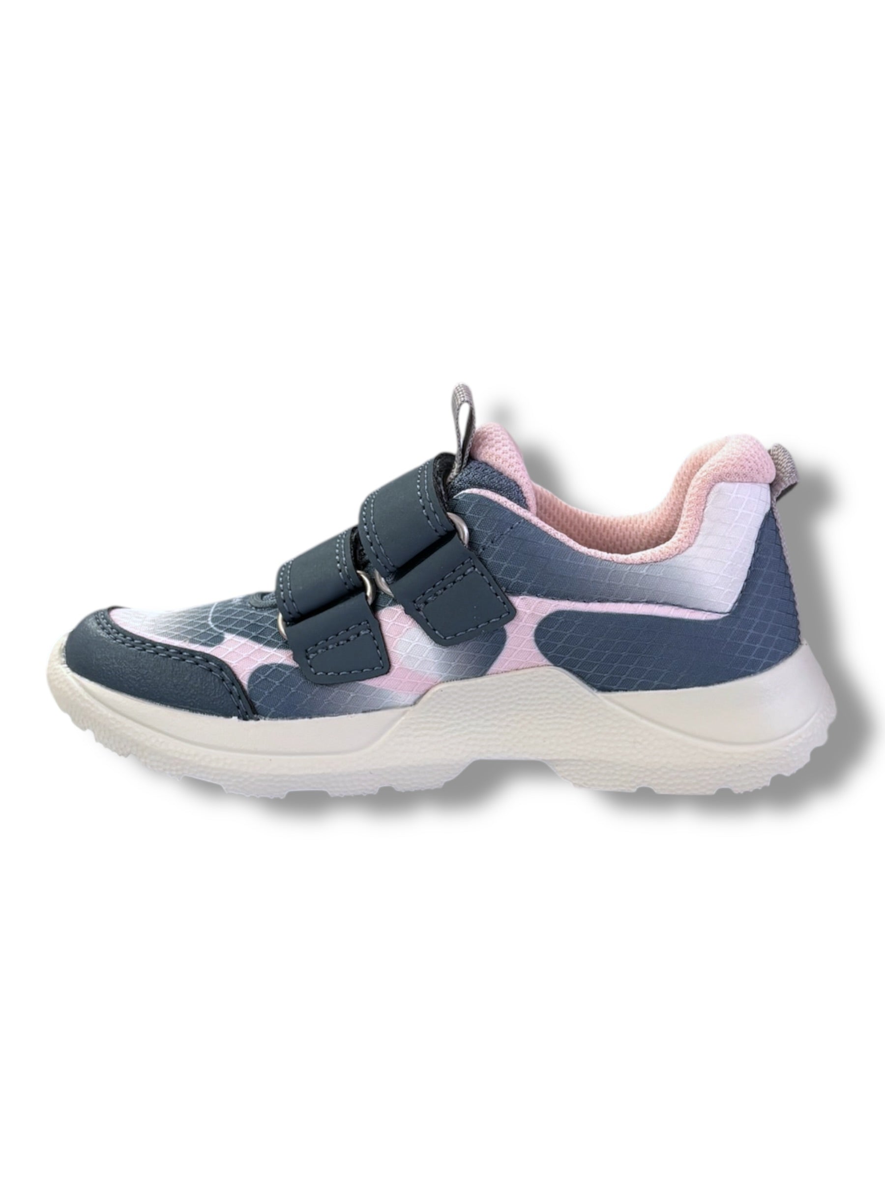 Superfit - Girls grey/rose Velcro runner - Rush