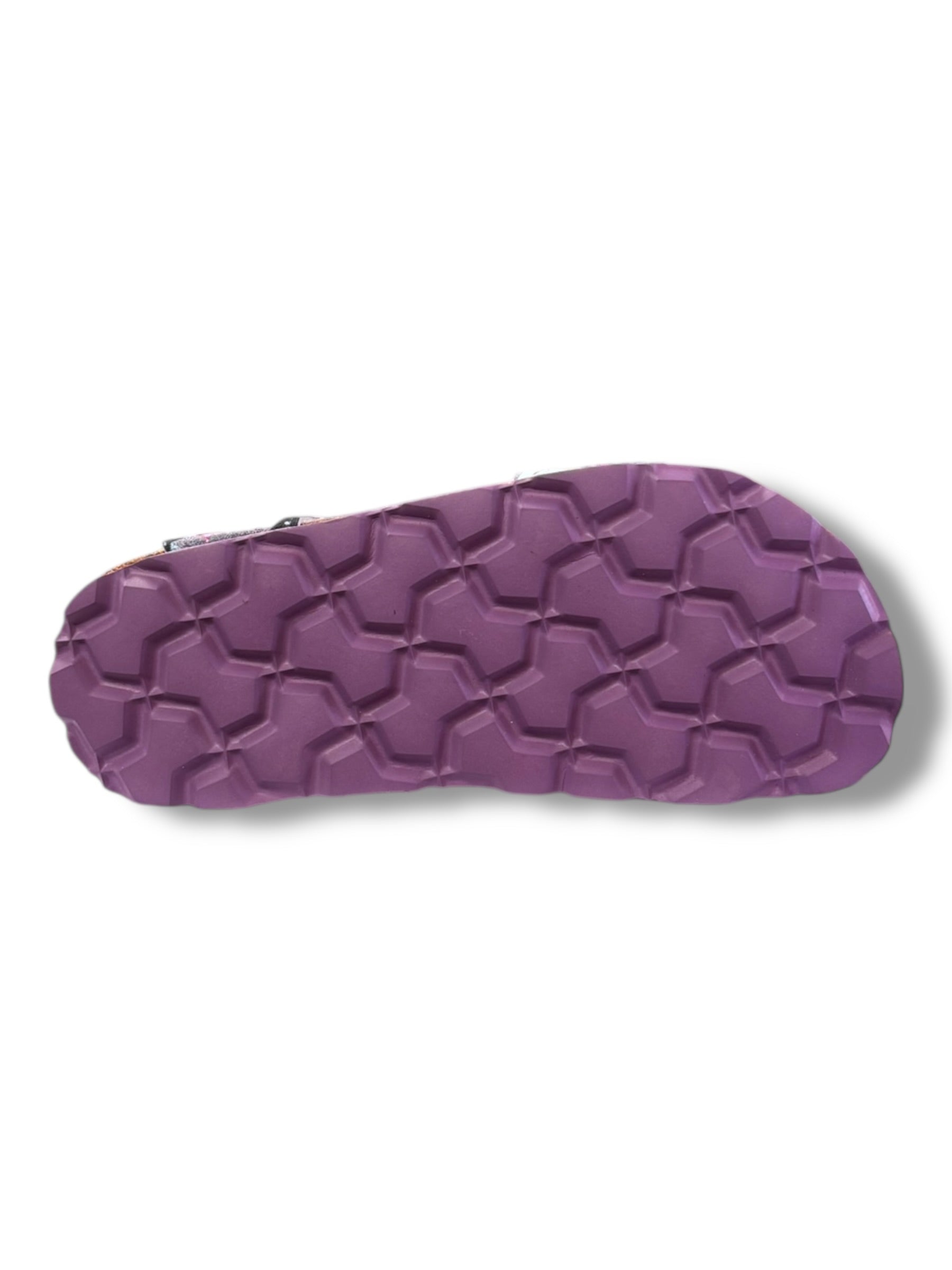Superfit - Girls lilac/pony Velcro sandal - Fussbettpantoffel