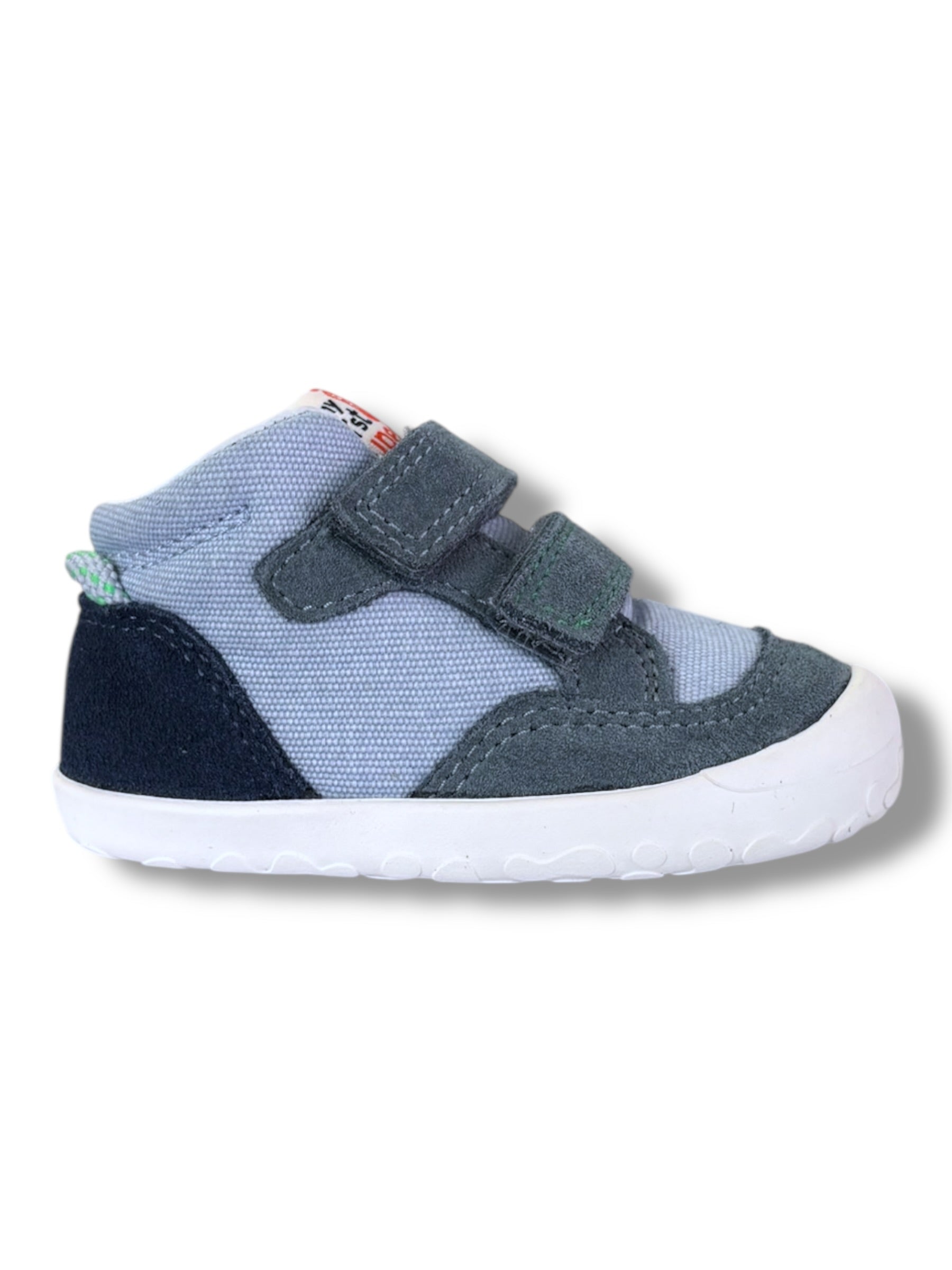 Superfit - Boys denim/green Velcro boot - Flummi