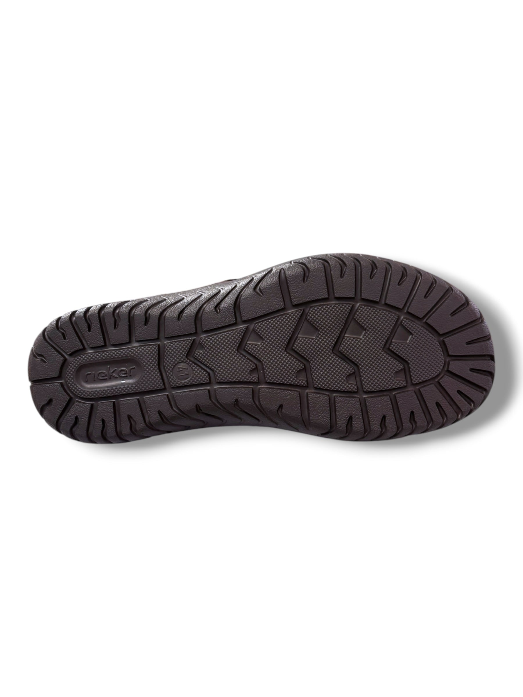 Rieker - Mens brown/tan Velcro sandal - 26450-26