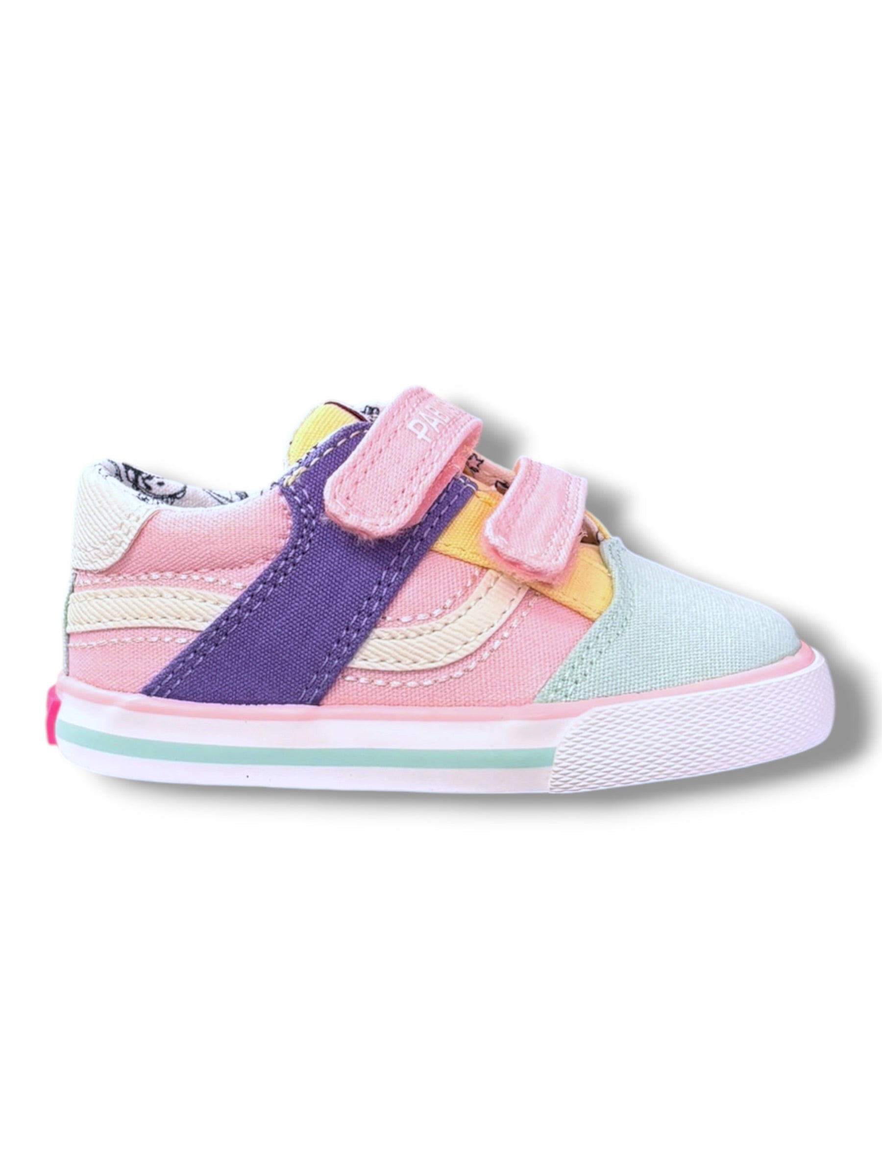 Pablosky - Girls pastel/multi canvas shoe - 984670