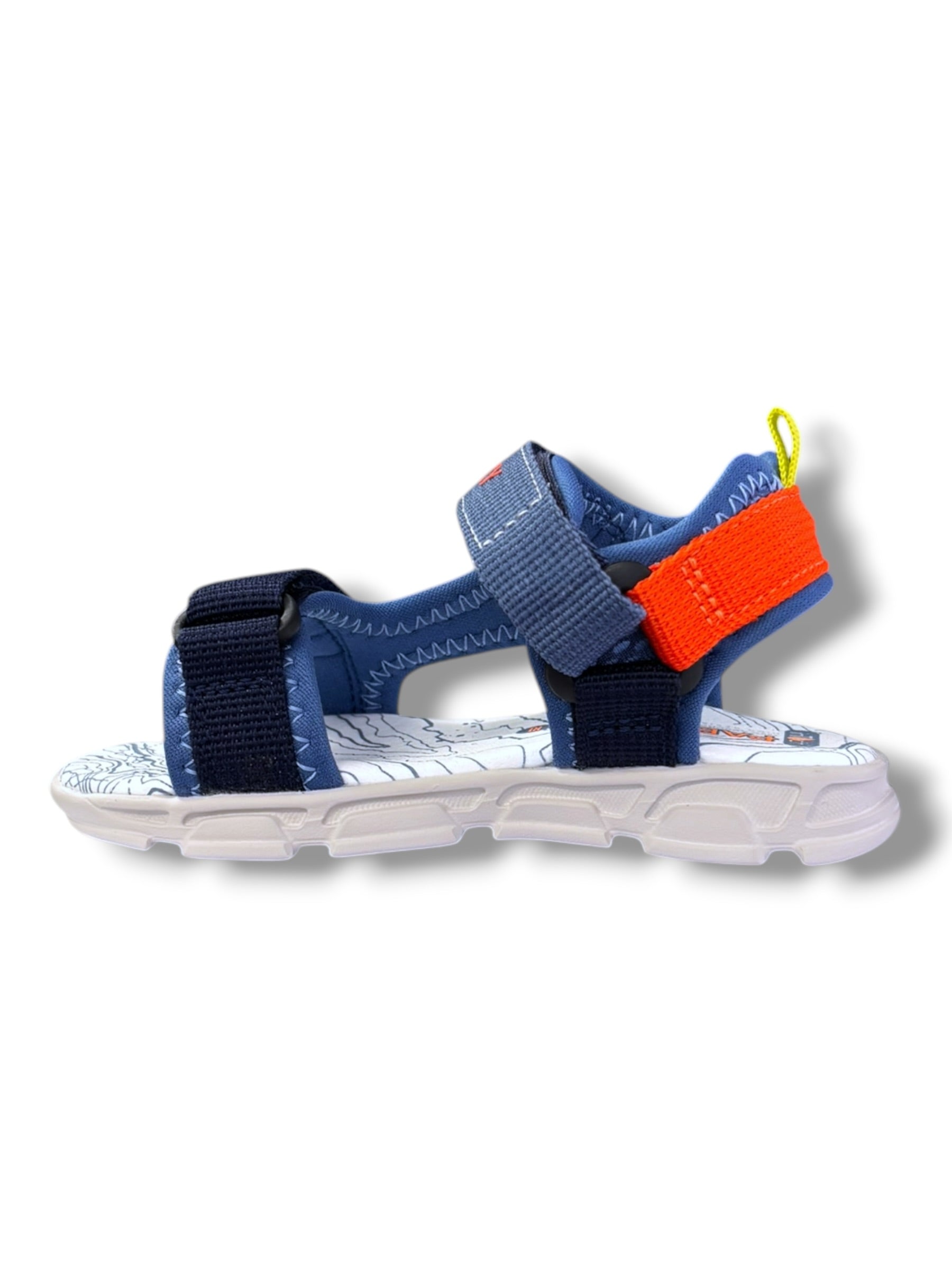Pablosky - Boys blue/navy Velcro sandal - 986310