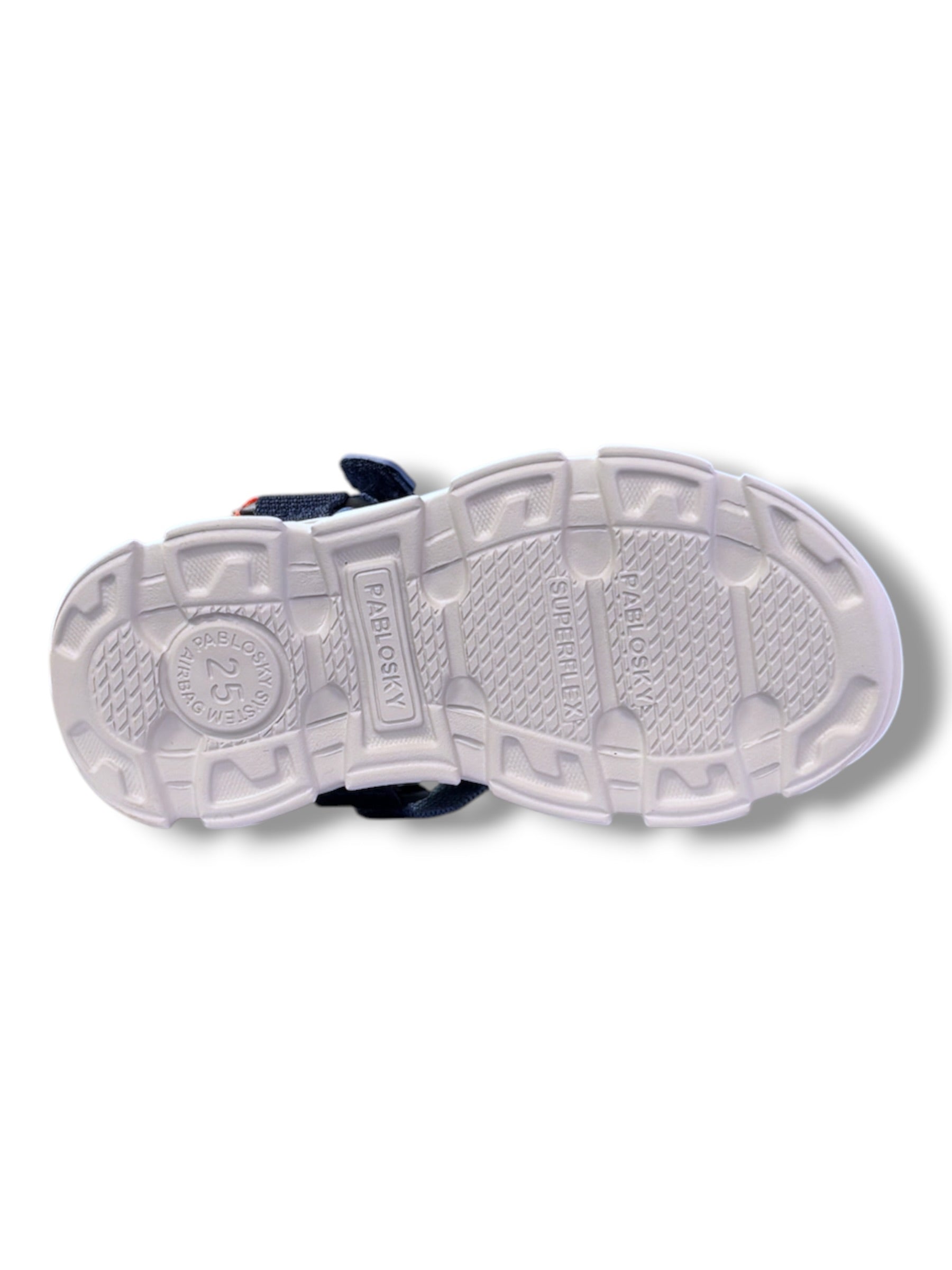 Pablosky - Boys blue/navy Velcro sandal - 986310