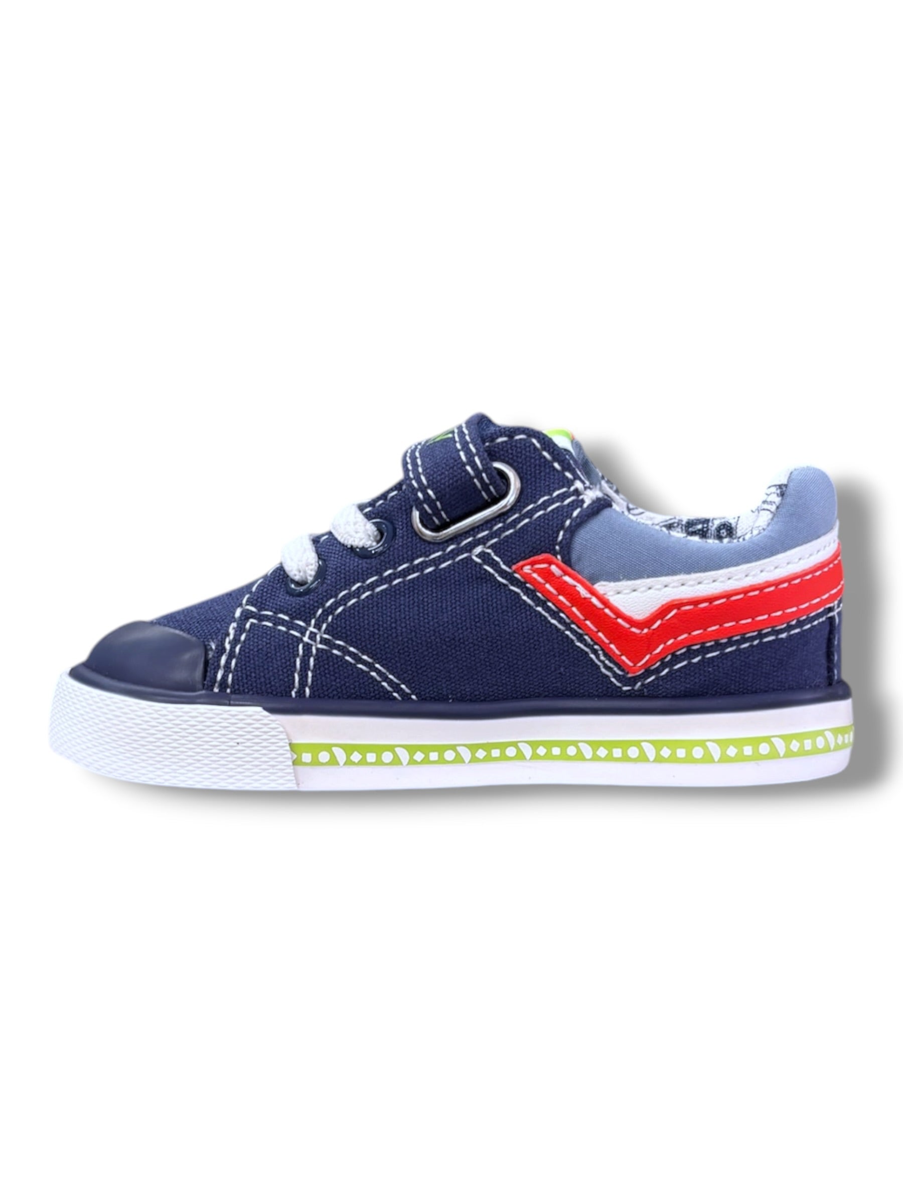 Pablosky - Boys navy canvas shoe - 984510